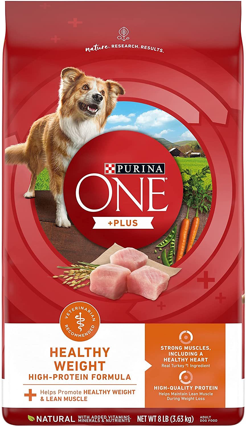 slide 1 of 6, Purina ONE Adult urkey Dog Food 8-lb, 1 ct