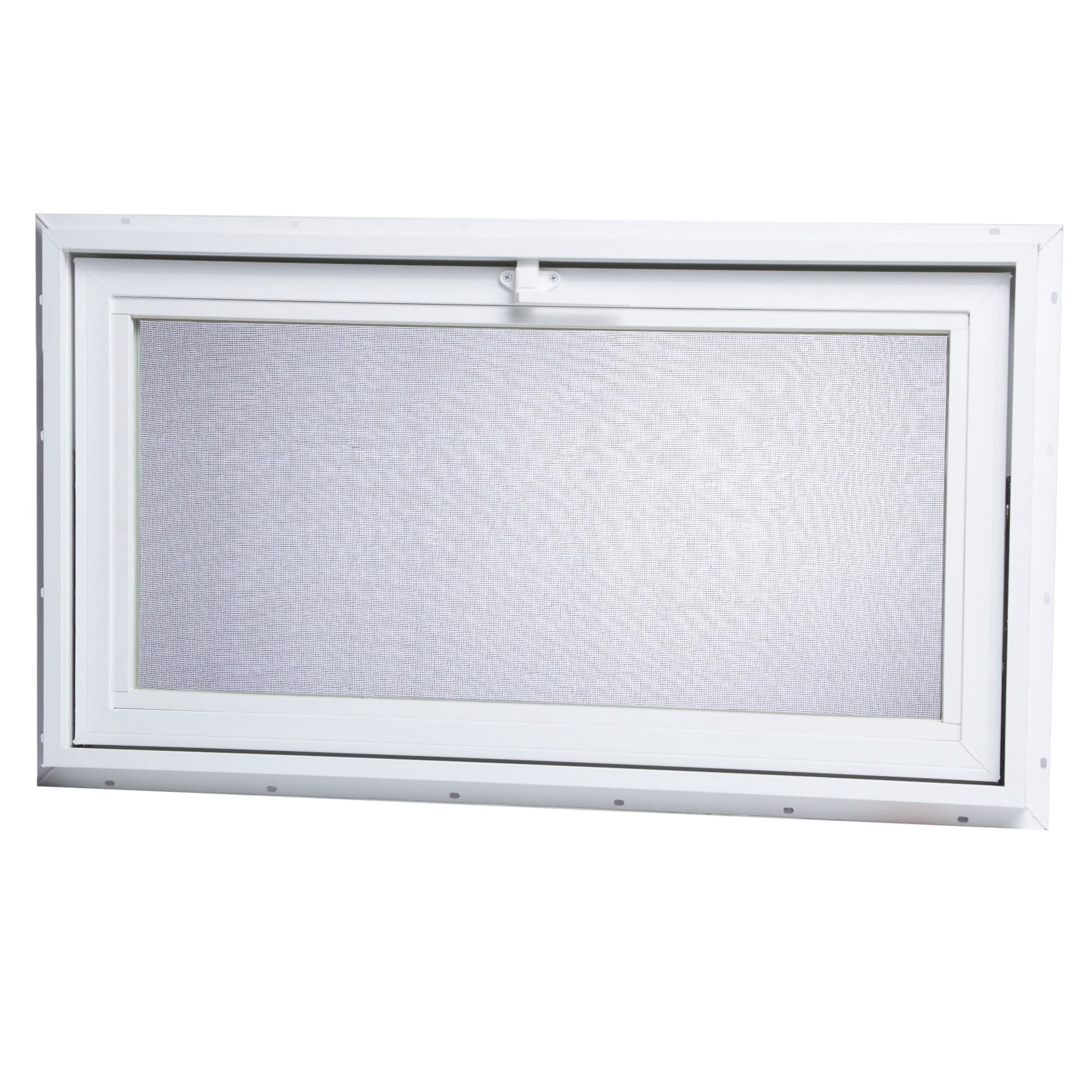 slide 1 of 6, RELIABILT 30001 Series 31-3/4-in x 23-3/4-in 3-in Jamb Tilting Vinyl New construction White Basement Hopper Window, 1 ct