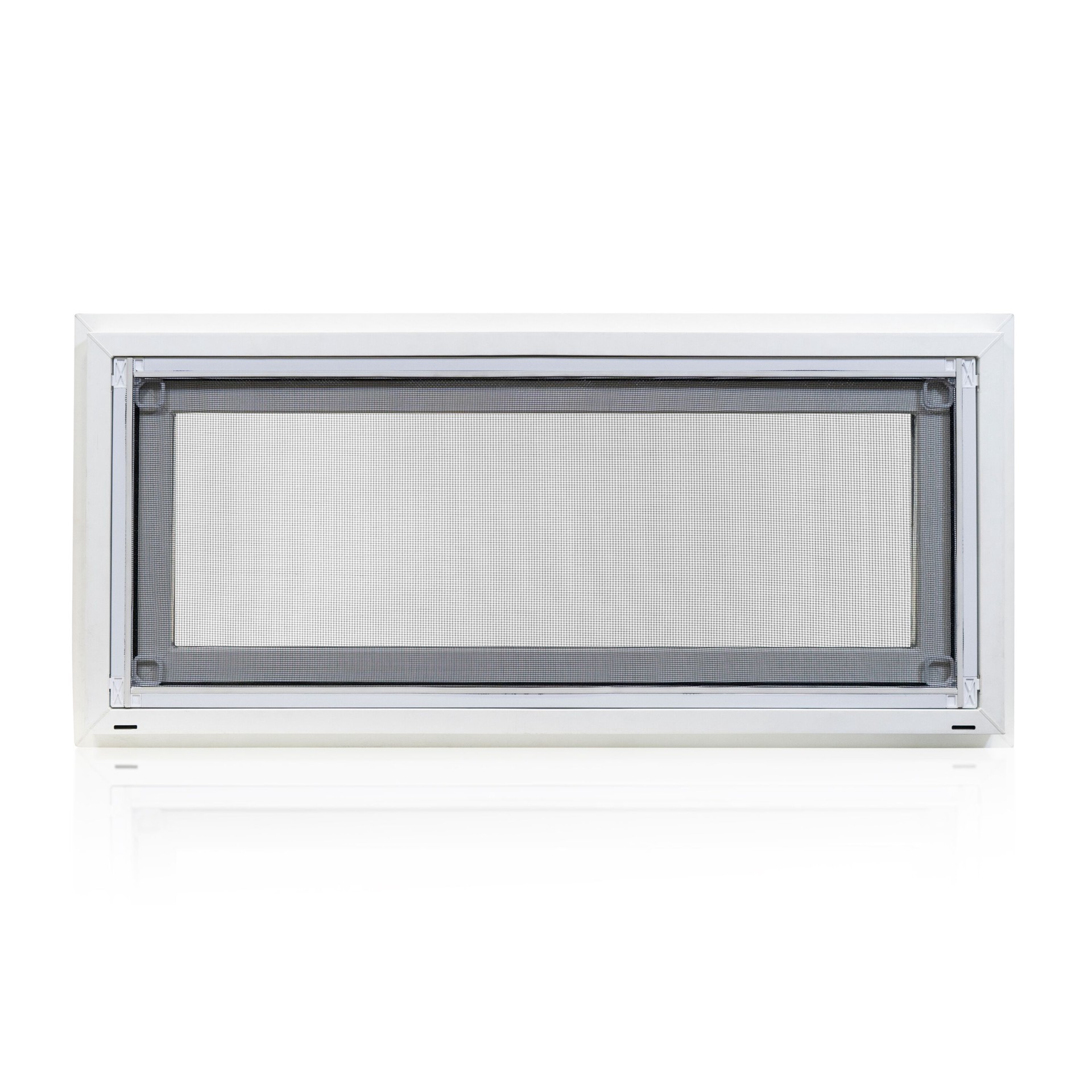 slide 6 of 6, RELIABILT 30001 Series 31-3/4-in x 15-3/4-in 3-in Jamb Tilting Vinyl New construction White Basement Hopper Window, 1 ct