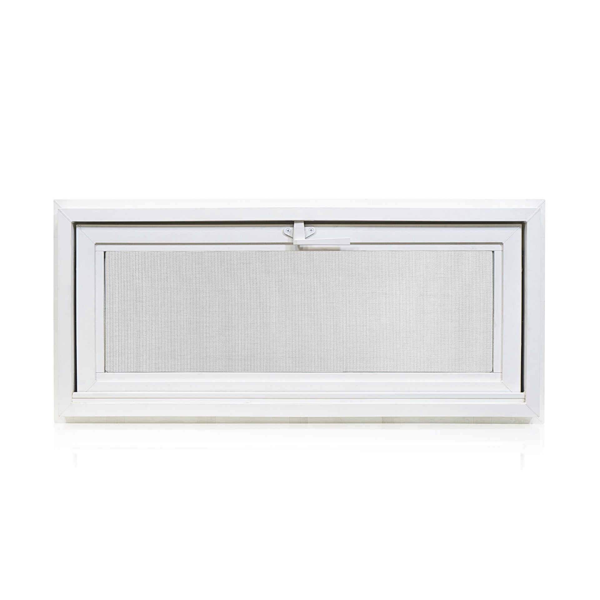 slide 1 of 6, RELIABILT 30001 Series 3-in Jamb Tilting Vinyl Replacement White Basement Hopper Window, 1 ct