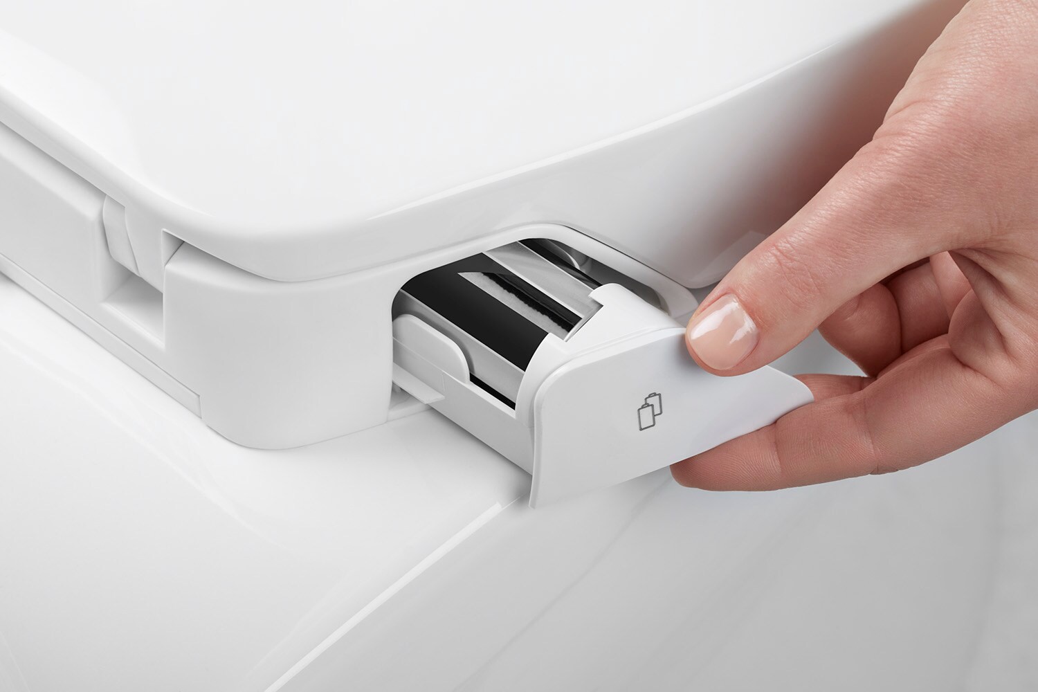 slide 5 of 6, KOHLER Purefresh Plastic White Round Soft Close Toilet Seat, 1 ct