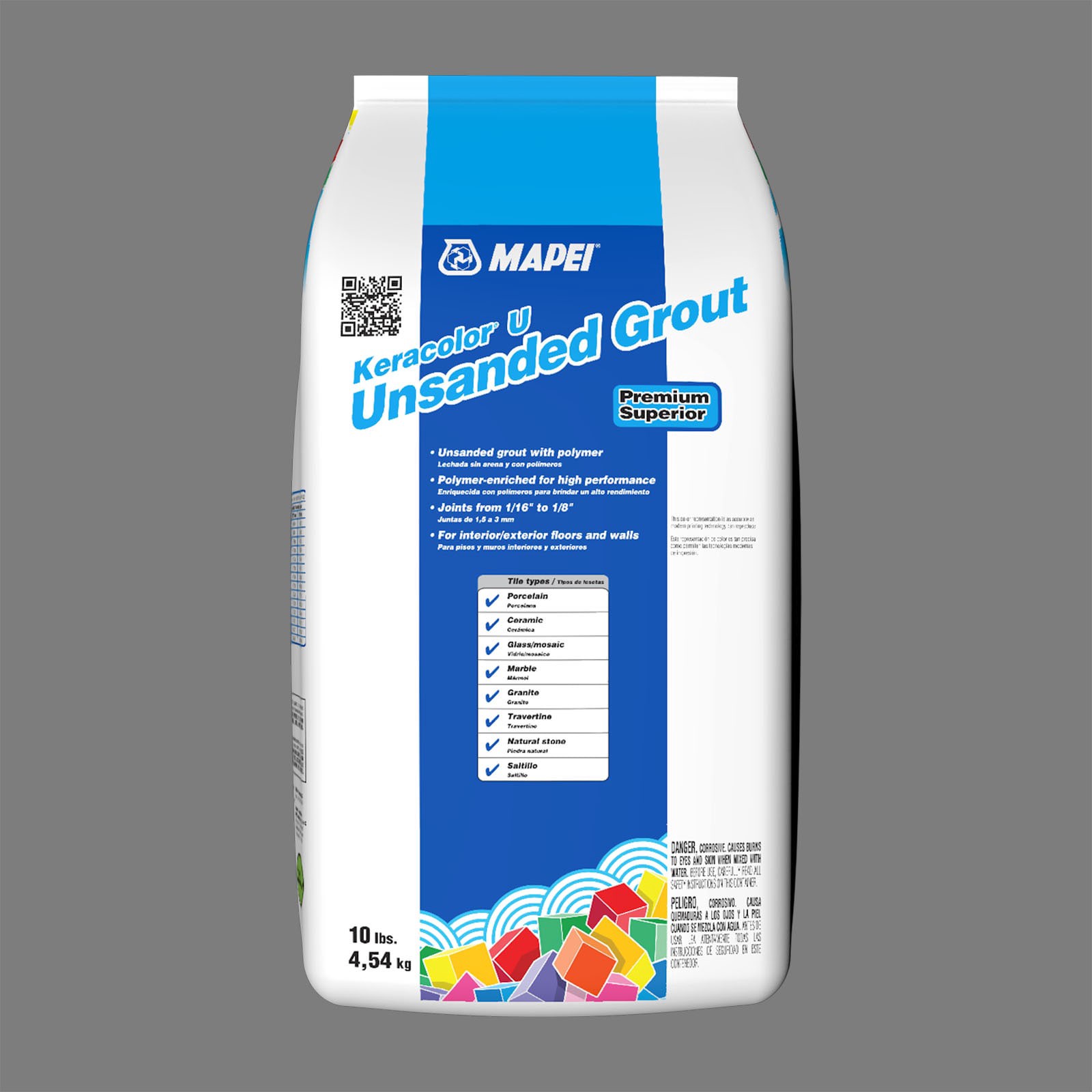 slide 1 of 6, MAPEI Keracolor Pearl Gray #5019 Unsanded Grout (10-lb), 1 ct