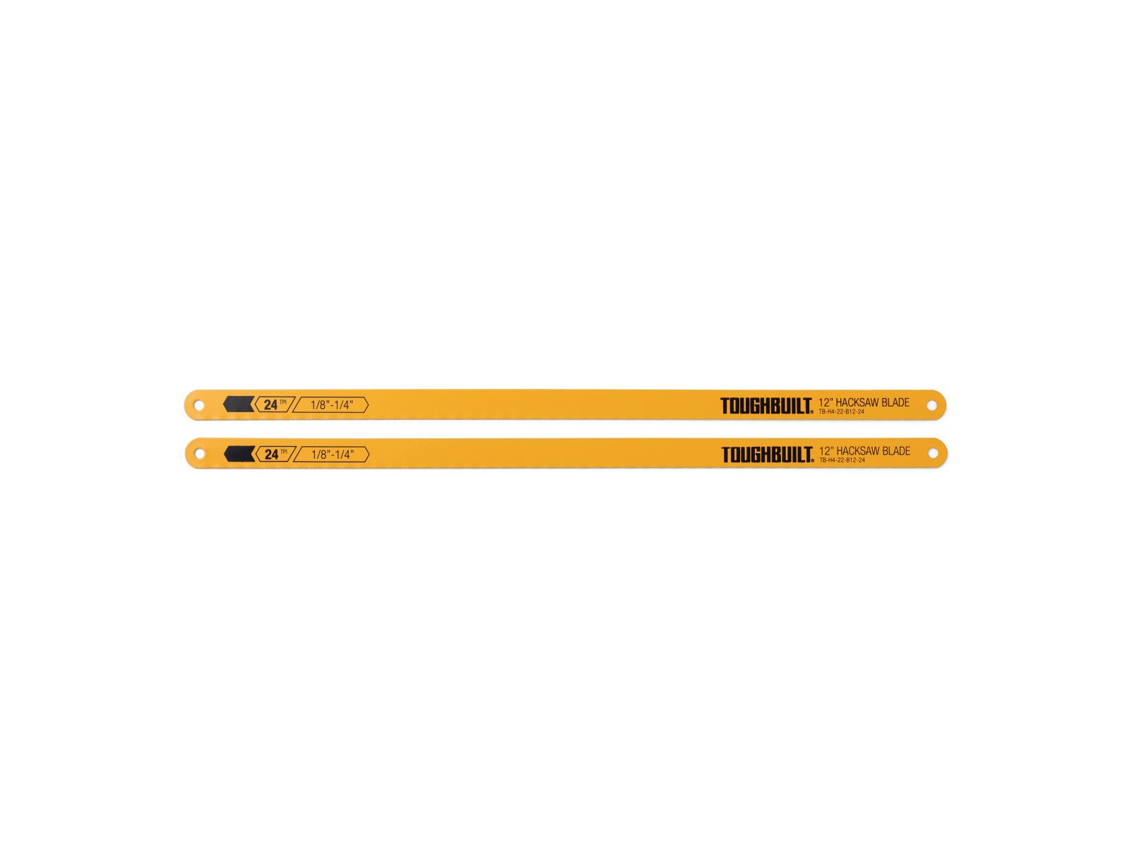 slide 1 of 6, TOUGHBUILT 12-in Bi-metal Medium cut Hacksaw blade Set, 1 ct