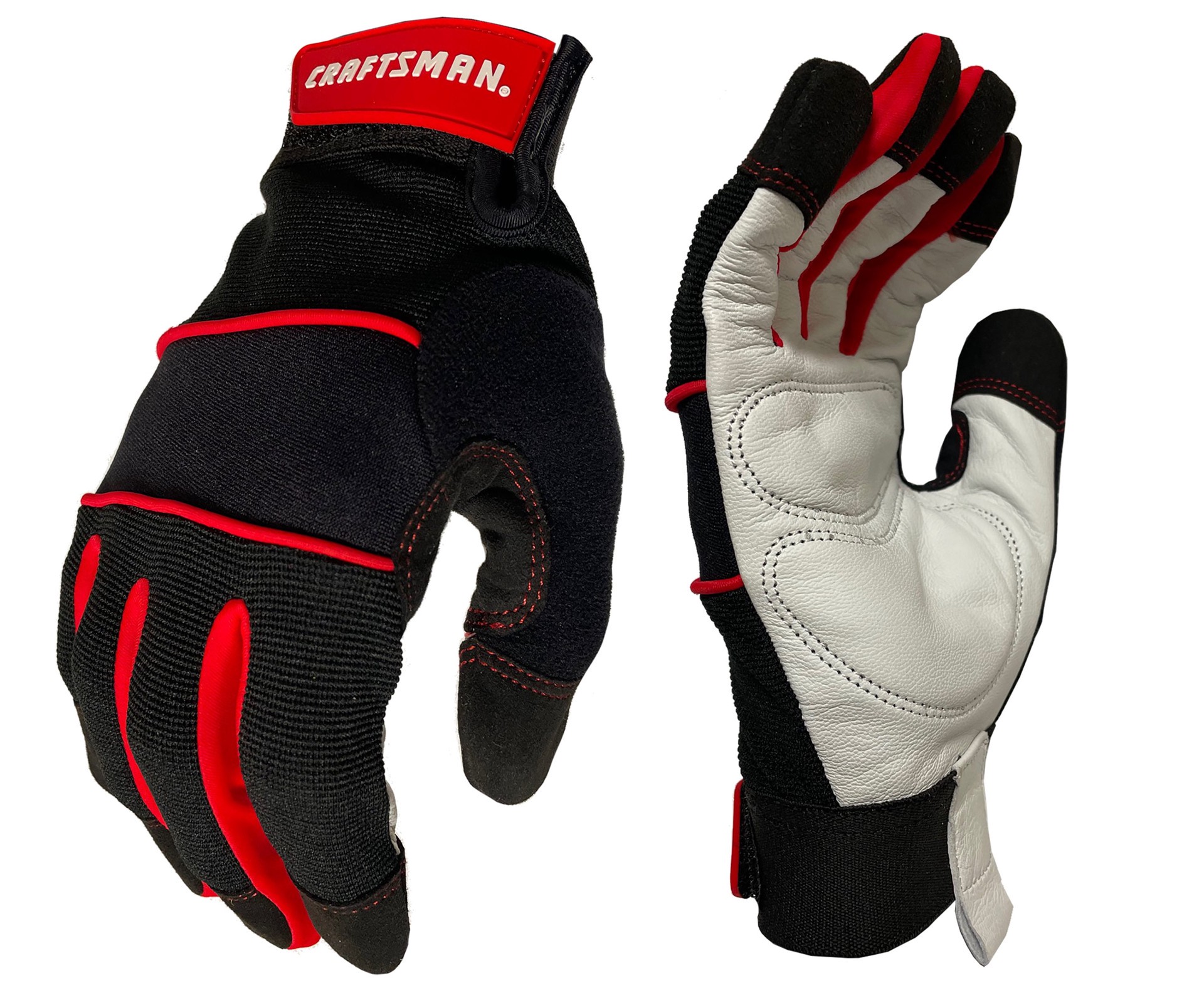 slide 1 of 1, CRAFTSMAN Large Goatskin Mechanical repair Gloves 1 -Pairs, 1 ct
