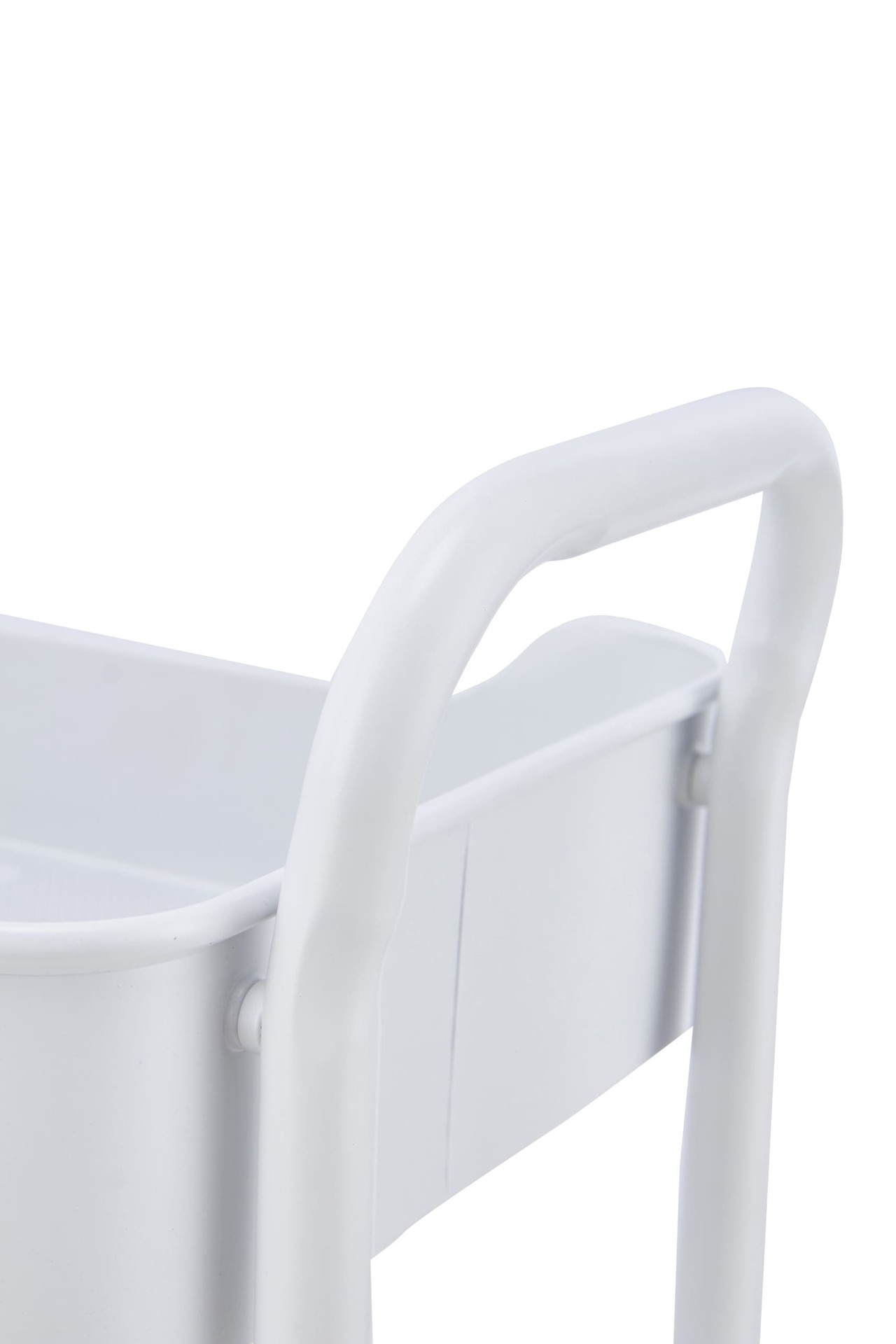 slide 3 of 6, Style Selections 3 -Tier White Steel Utility shelving unit ( 18.11-in W x 13.39-in D x 29.92-in H ), 1 ct