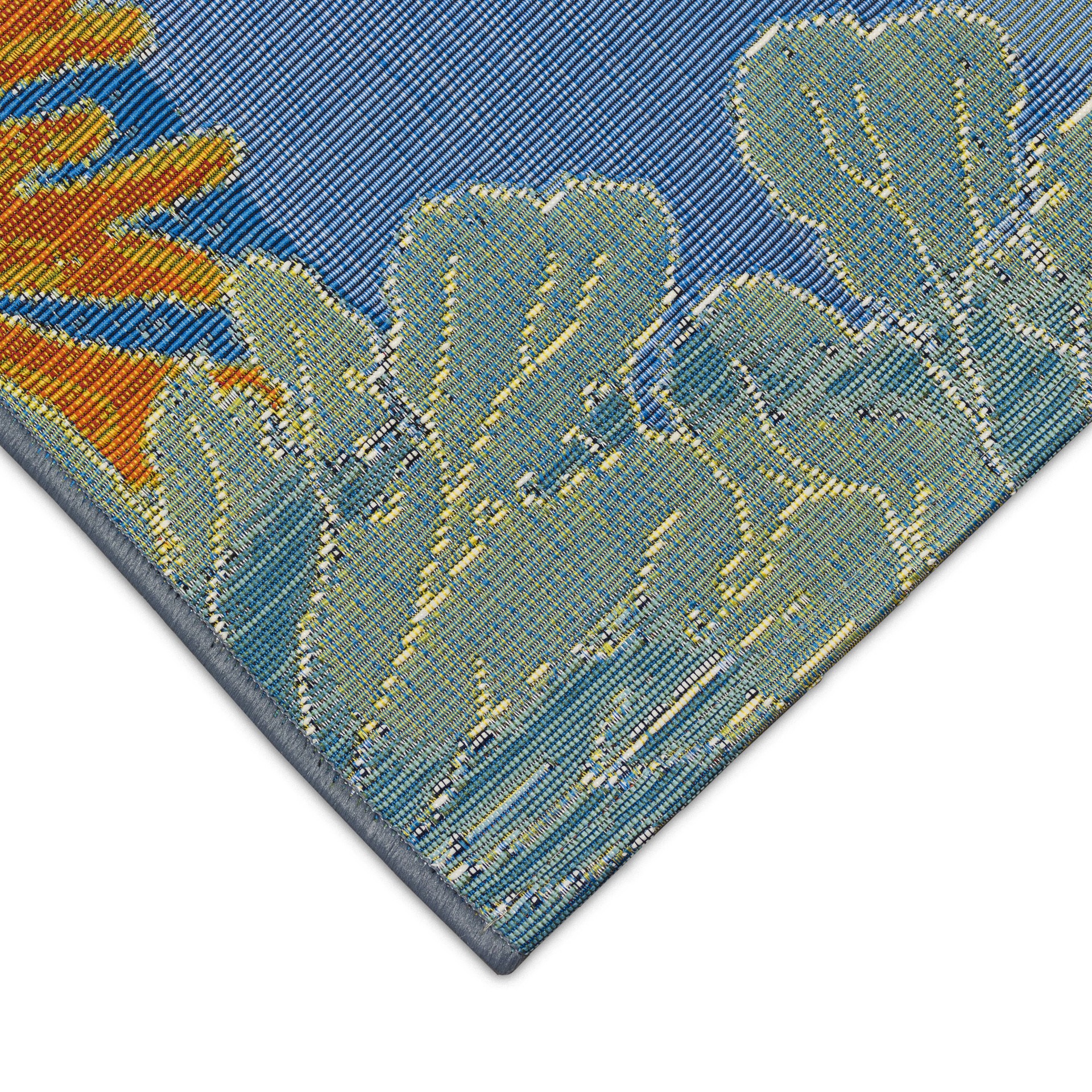 slide 3 of 6, allen + roth 24-in x 34.5-in Sea Non-Slip Grip Indoor or outdoor Novelty Door Mat, 1 ct