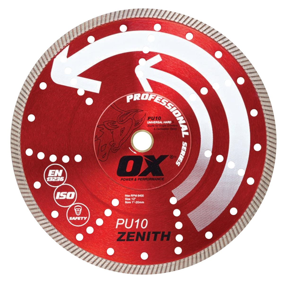 slide 1 of 1, OX Tools Pro 4-in Wet/Dry Continuous Rim Diamond Saw Blade, 1 ct