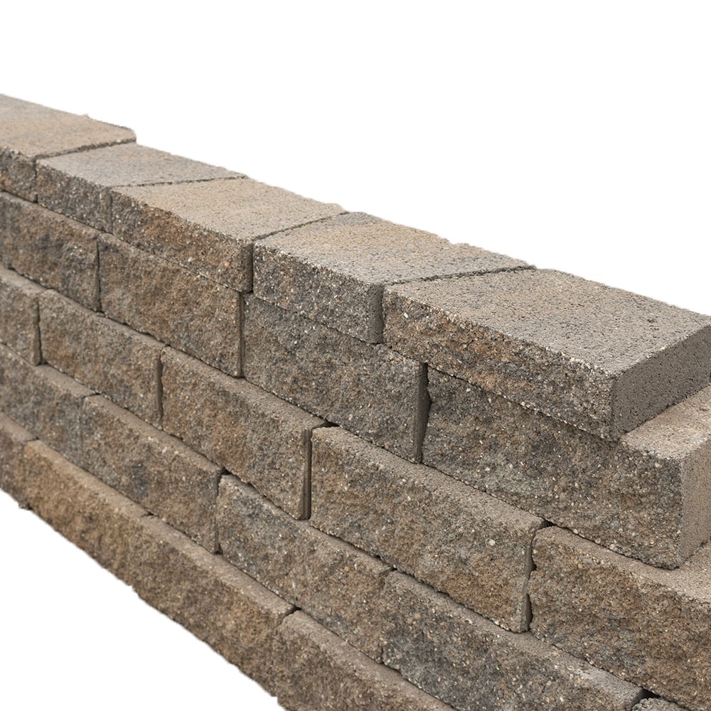 slide 4 of 5, ORCO 2.5-in H x 12-in L x 7-in D Tan/Buff/Brown Concrete Retaining wall cap, 1 ct