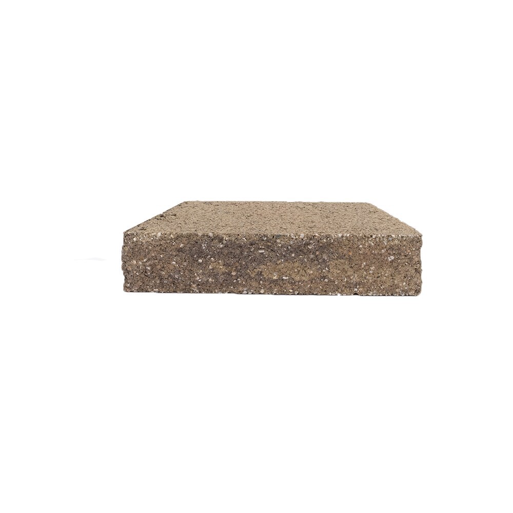 slide 5 of 5, ORCO 2.5-in H x 12-in L x 7-in D Tan/Buff/Brown Concrete Retaining wall cap, 1 ct