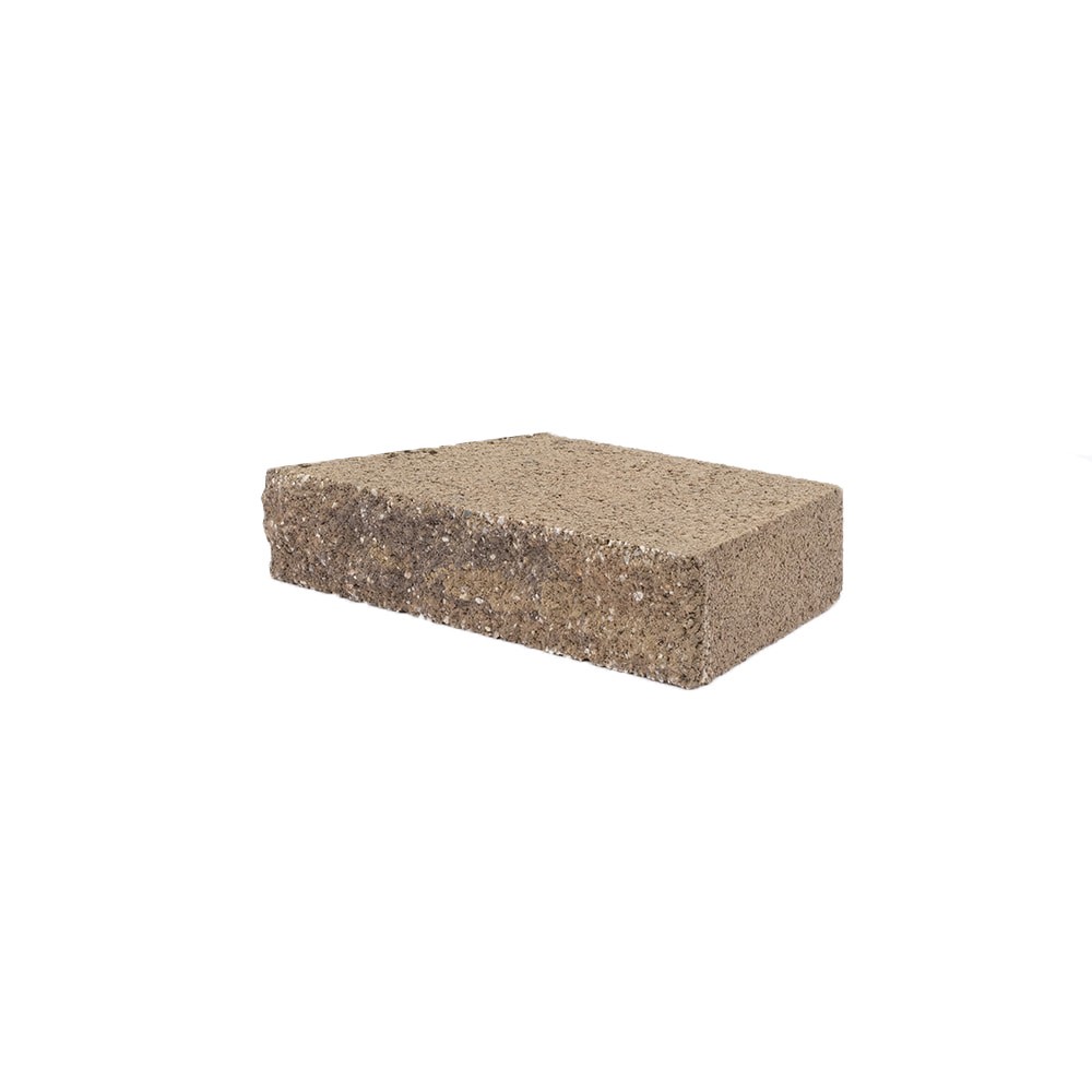 slide 1 of 5, ORCO 2.5-in H x 12-in L x 7-in D Tan/Buff/Brown Concrete Retaining wall cap, 1 ct