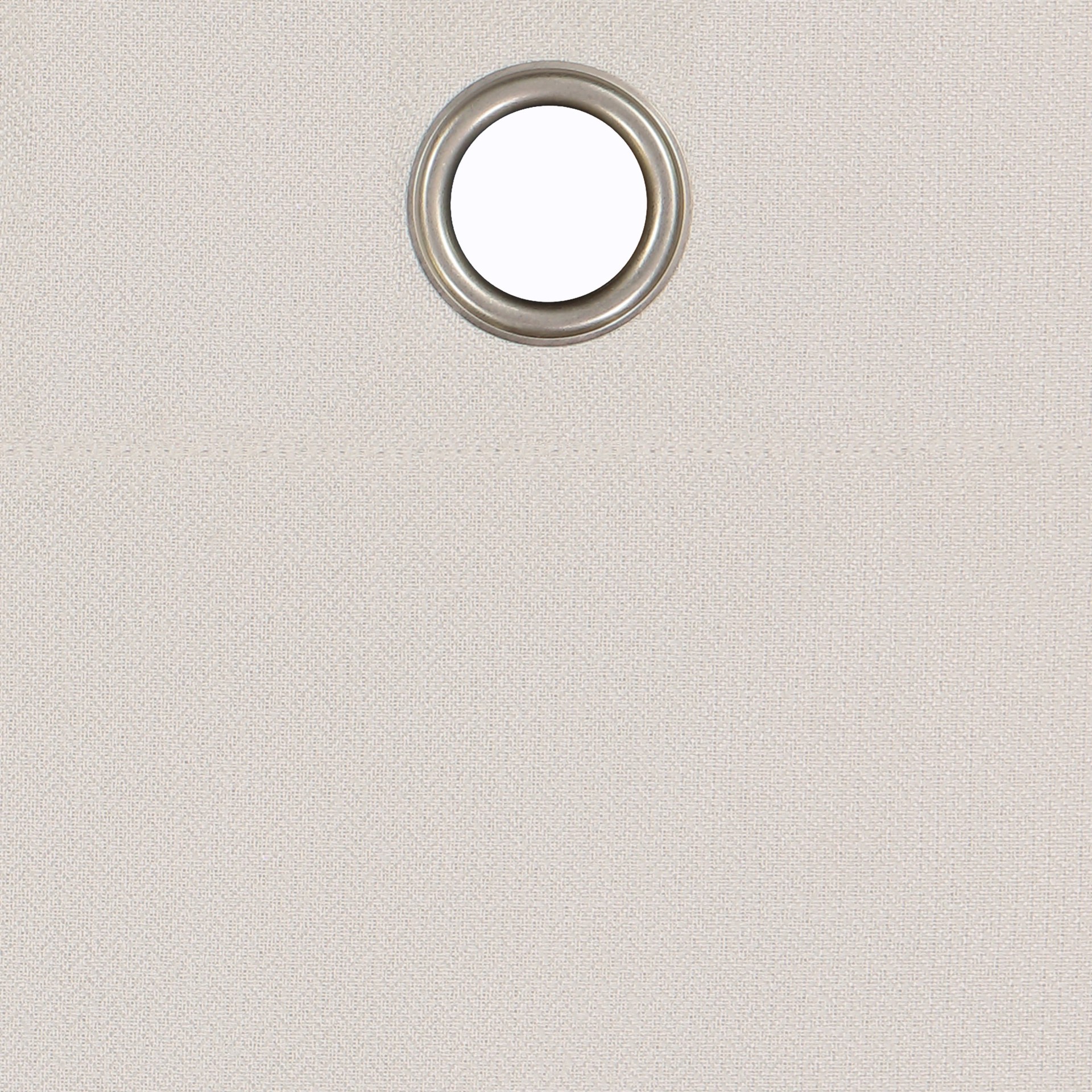 slide 4 of 6, allen + roth 84-in Ivory Geometric Blackout Thermal lined Grommet Single curtain panel, 1 ct