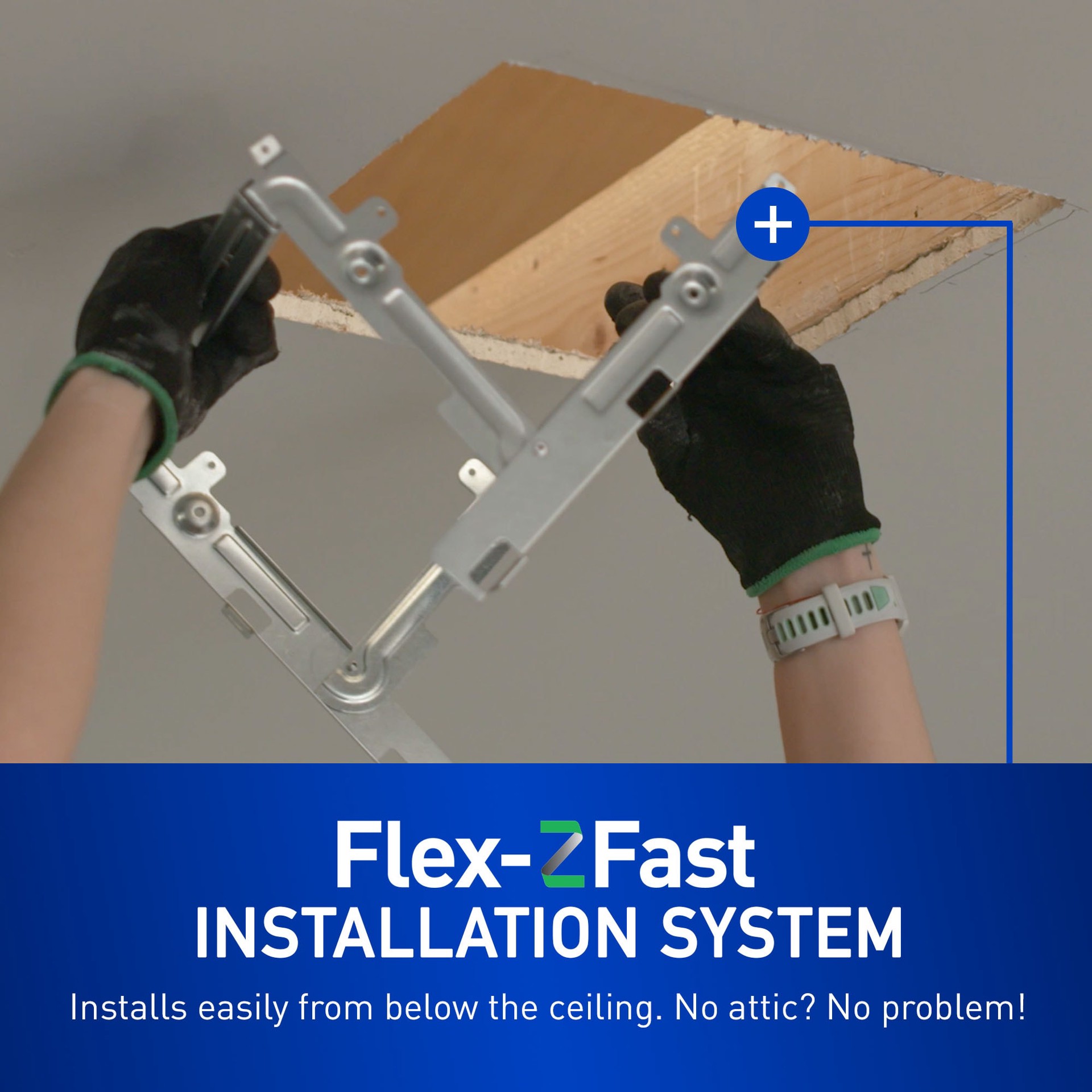 slide 6 of 6, Panasonic WhisperRemodel DC 0.8-Sone 110-CFM White Bathroom Ventilator Fan (ENERGY STAR Certified), 1 ct