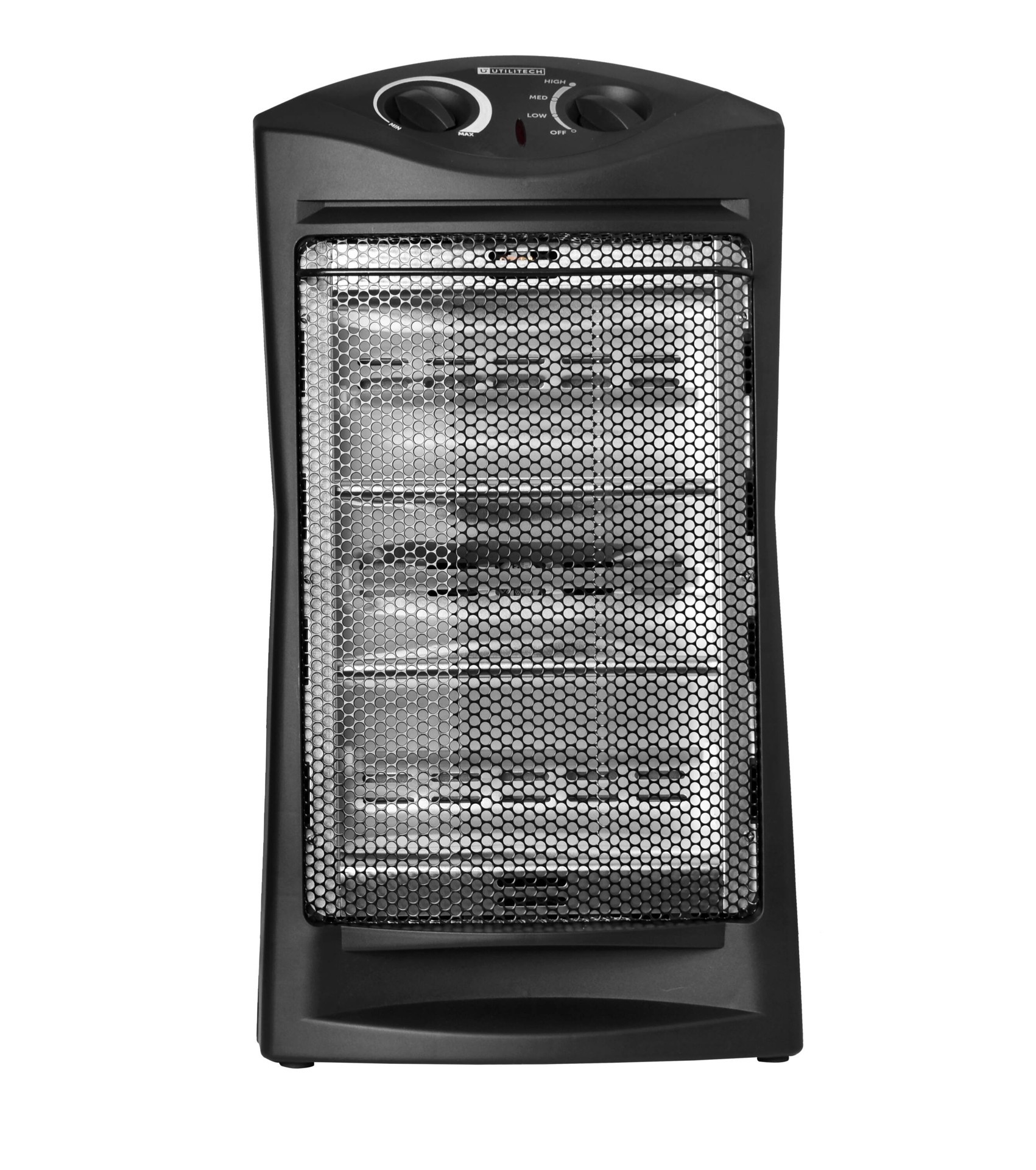 slide 5 of 6, Utilitech 1500 -Watt Infrared quartz Tower Indoor Electric Space Heater with Thermostat, 1 ct