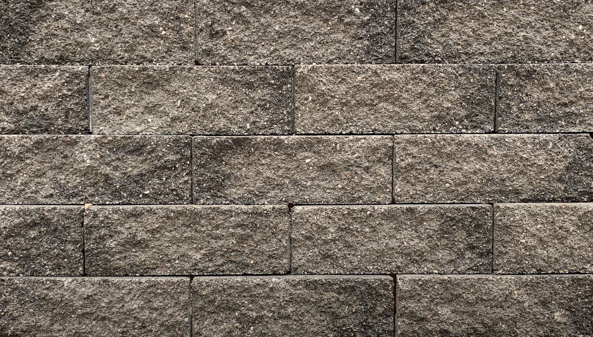 slide 4 of 6, 4-in H x 12-in L x 7-in D Gray/Charcoal Concrete Retaining wall block, 1 ct