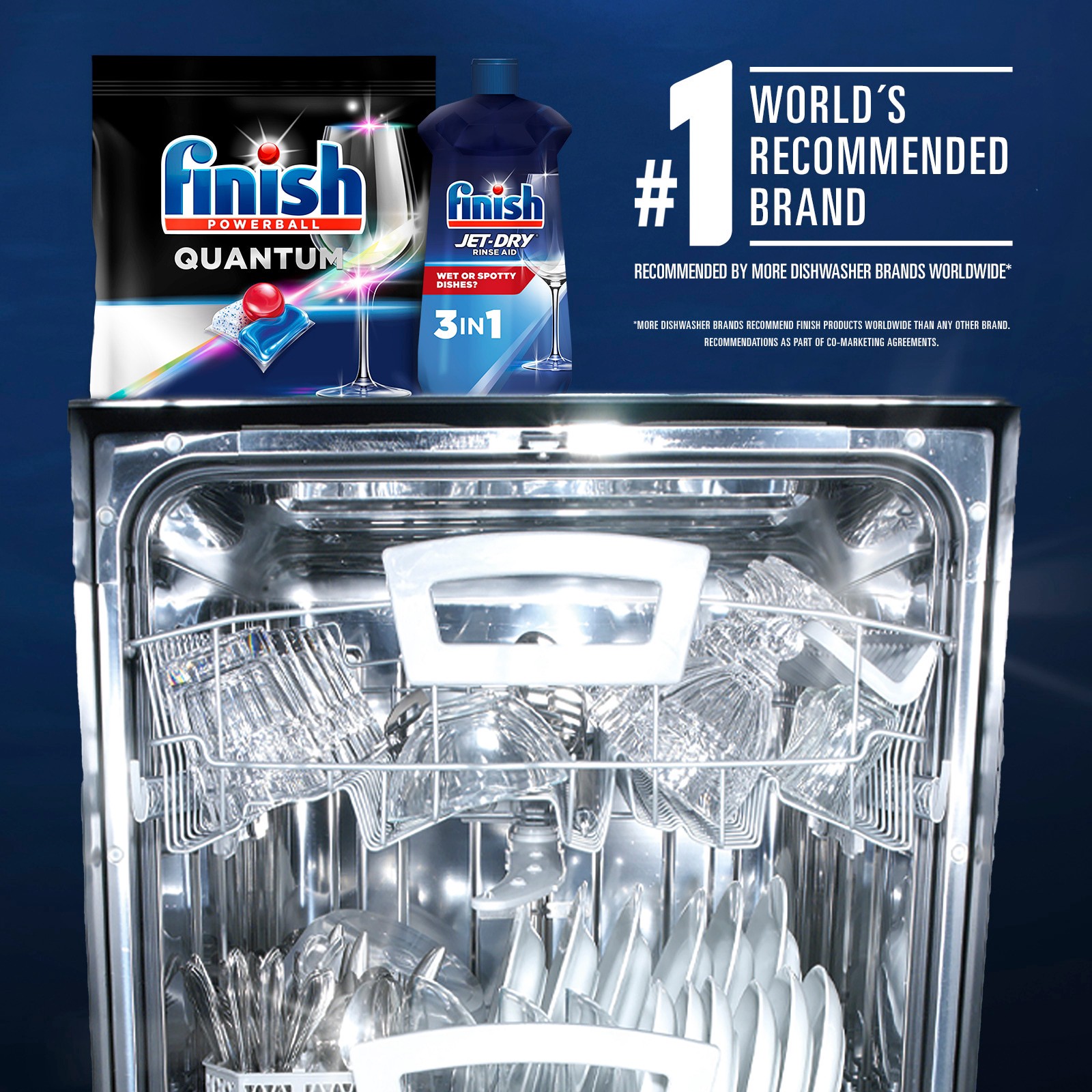 slide 4 of 6, Finish Quantum 64 -Count Fresh Dishwasher Detergent, 1 ct