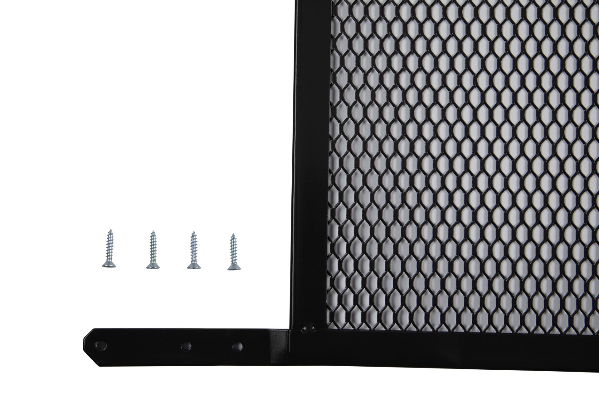 slide 1 of 5, M-D 34.375-in Bronze Steel Screen door grille, 1 ct