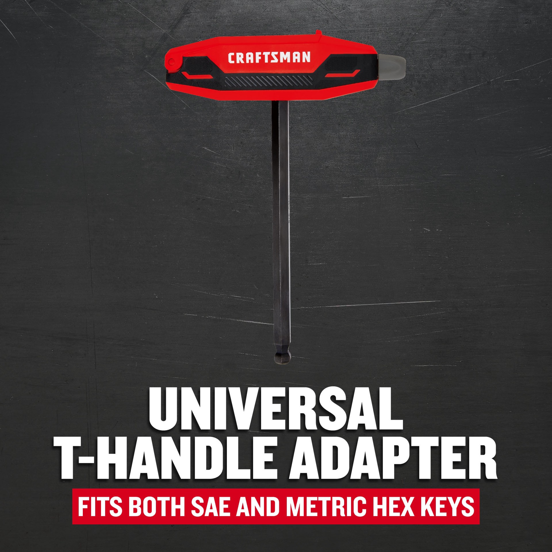 slide 3 of 6, CRAFTSMAN Assorted T-Handle Metric and standard (SAE) 20 -Pieces Ball End Hex key set, 1 ct