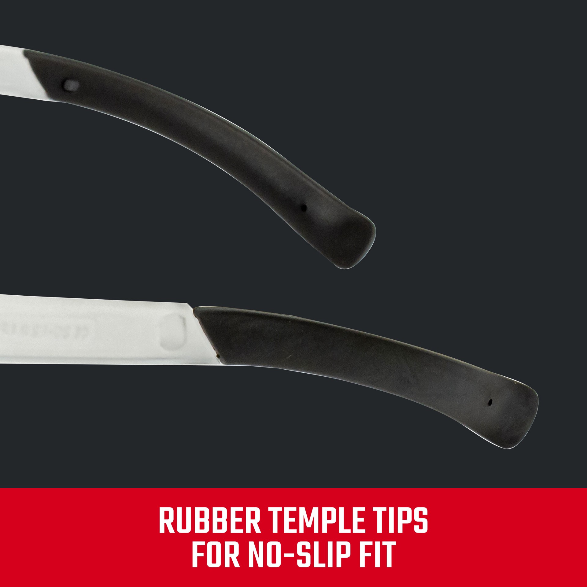 slide 5 of 6, CRAFTSMAN Craftsman Lightweight Clear 4-Pack Polycarbonate Safety Glasses, 1 ct