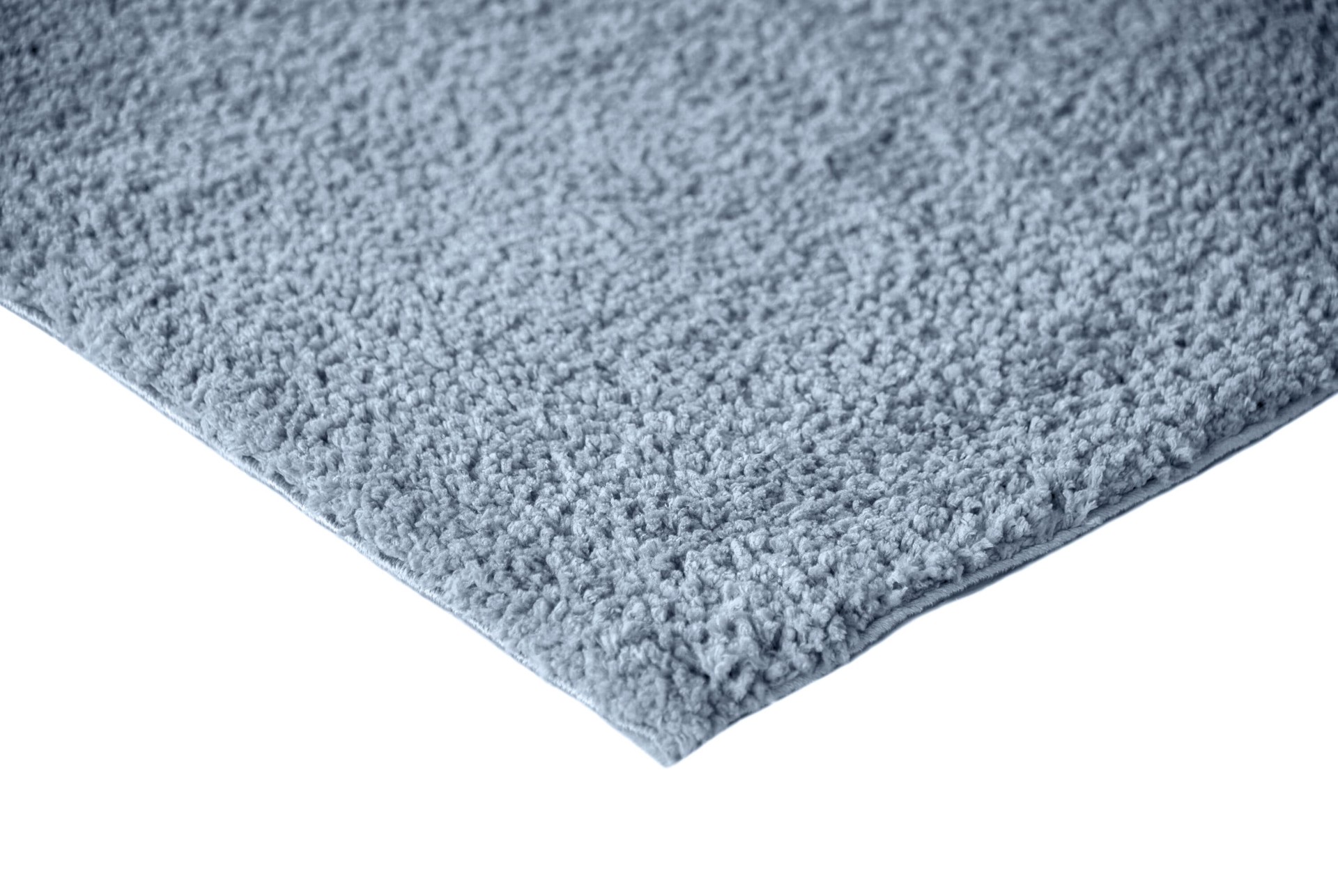 slide 3 of 5, Style Selections 5 x 7 (ft) Tufted Polyester Smoke blue Rectangular Indoor Solid Area rug, 1 ct
