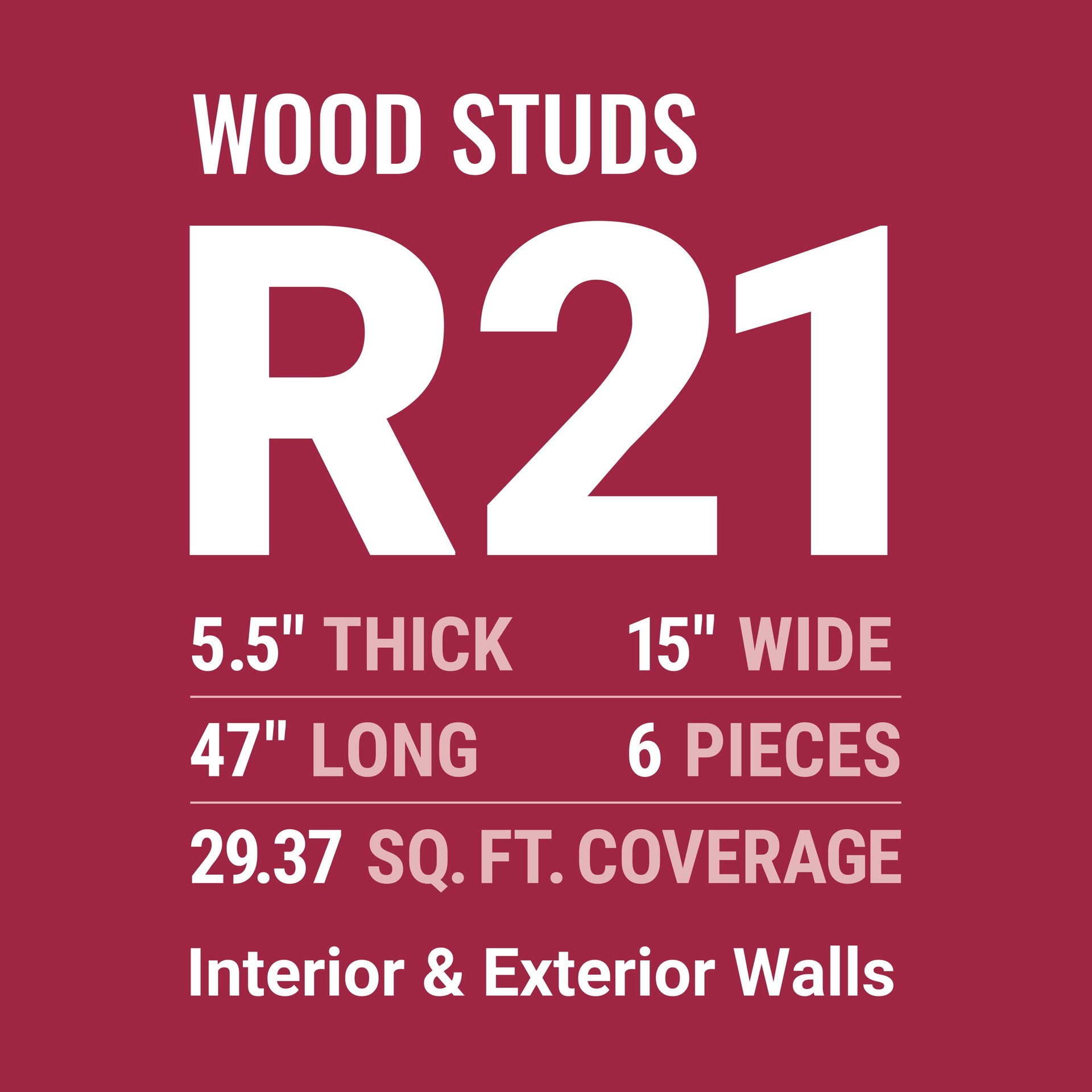slide 2 of 6, Owens Corning Thermafiber Fire and Sound Guard Plus R- 21 Attic Wall Unfaced Mineral wool Batt Insulation 29.4-sq ft ( 15-in W x 47-in L), 1 ct