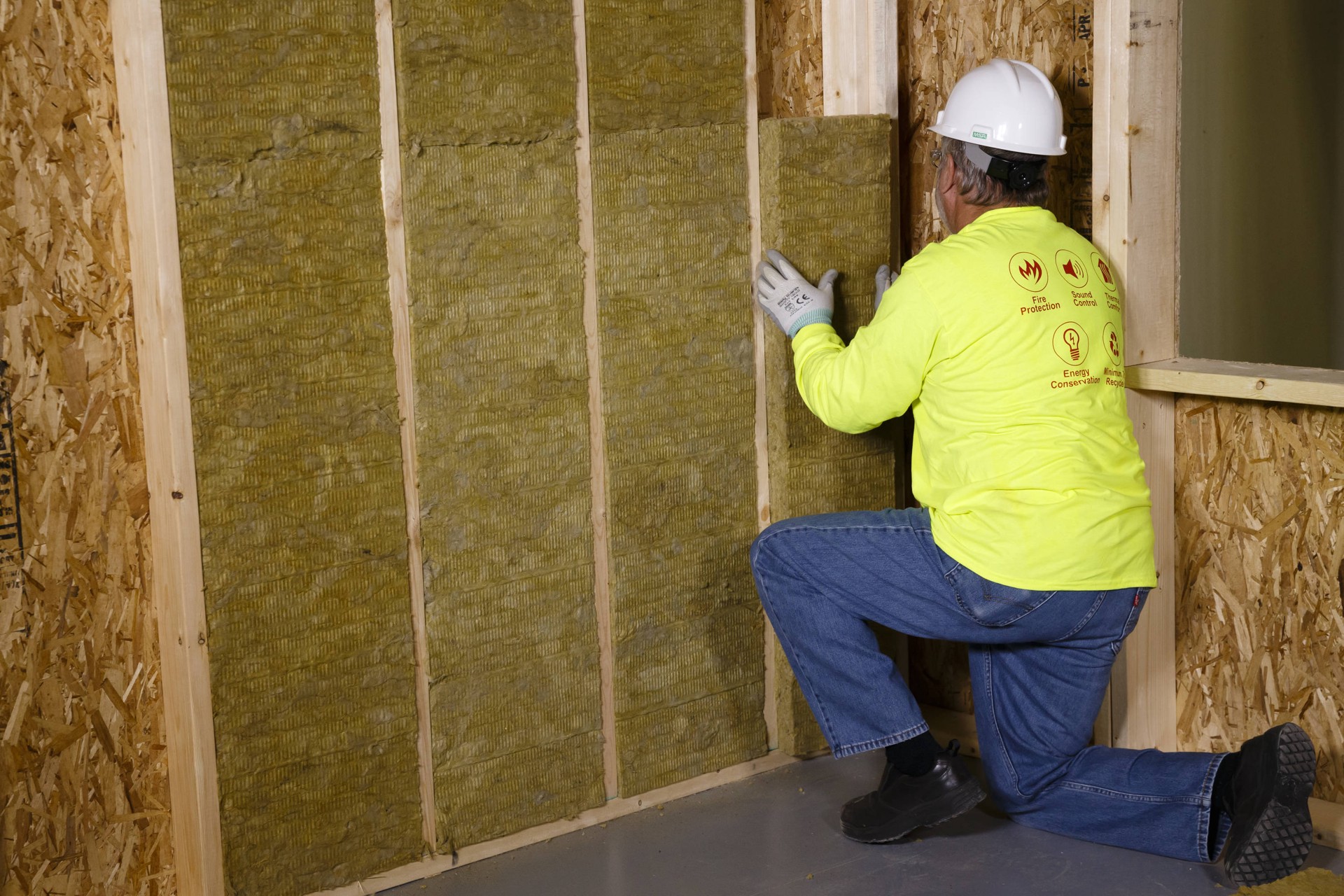 slide 5 of 6, Owens Corning Thermafiber Fire and Sound Guard Plus R- 21 Attic Wall Unfaced Mineral wool Batt Insulation 29.4-sq ft ( 15-in W x 47-in L), 1 ct