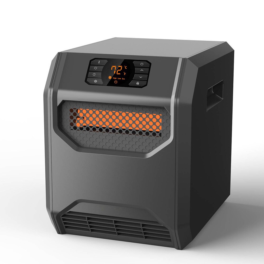 slide 6 of 6, Utilitech 1500 -Watt Infrared quartz Cabinet Indoor Electric Space Heater with Thermostat with Remote, 1 ct