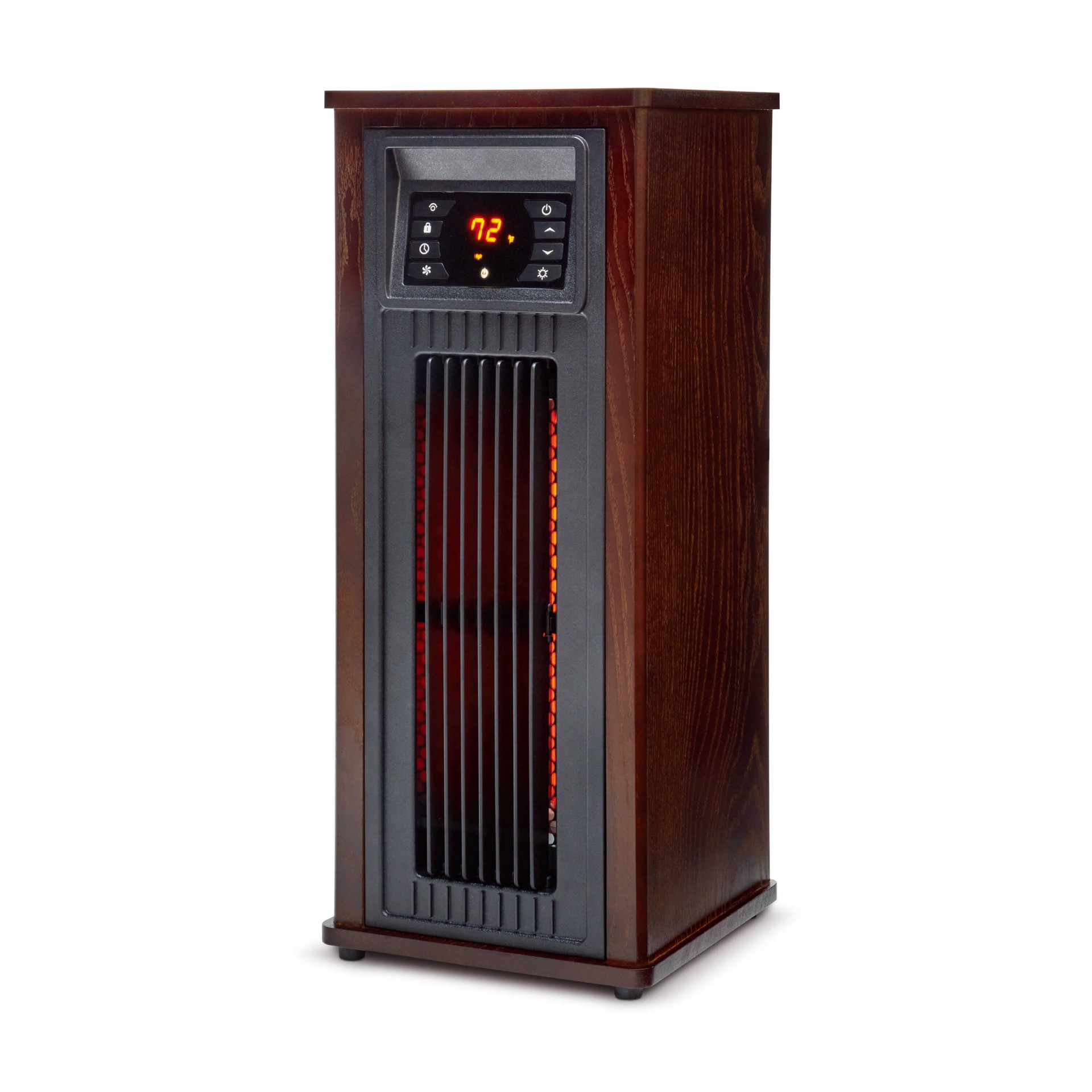 slide 6 of 6, Utilitech 1500 -Watt Infrared Tower Indoor Electric Space Heater with Thermostat with Remote, 1 ct