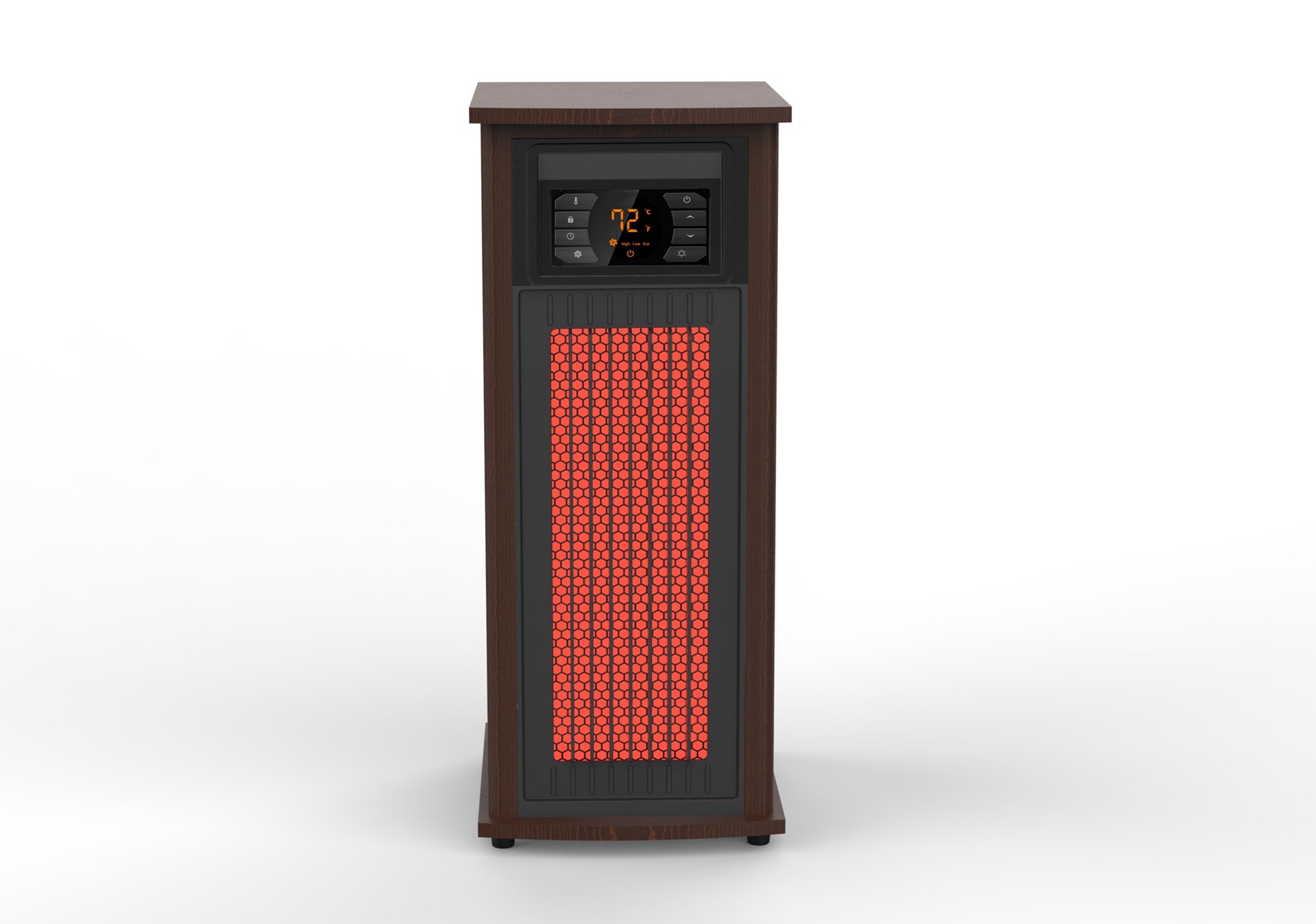 slide 1 of 6, Utilitech 1500 -Watt Infrared Tower Indoor Electric Space Heater with Thermostat with Remote, 1 ct