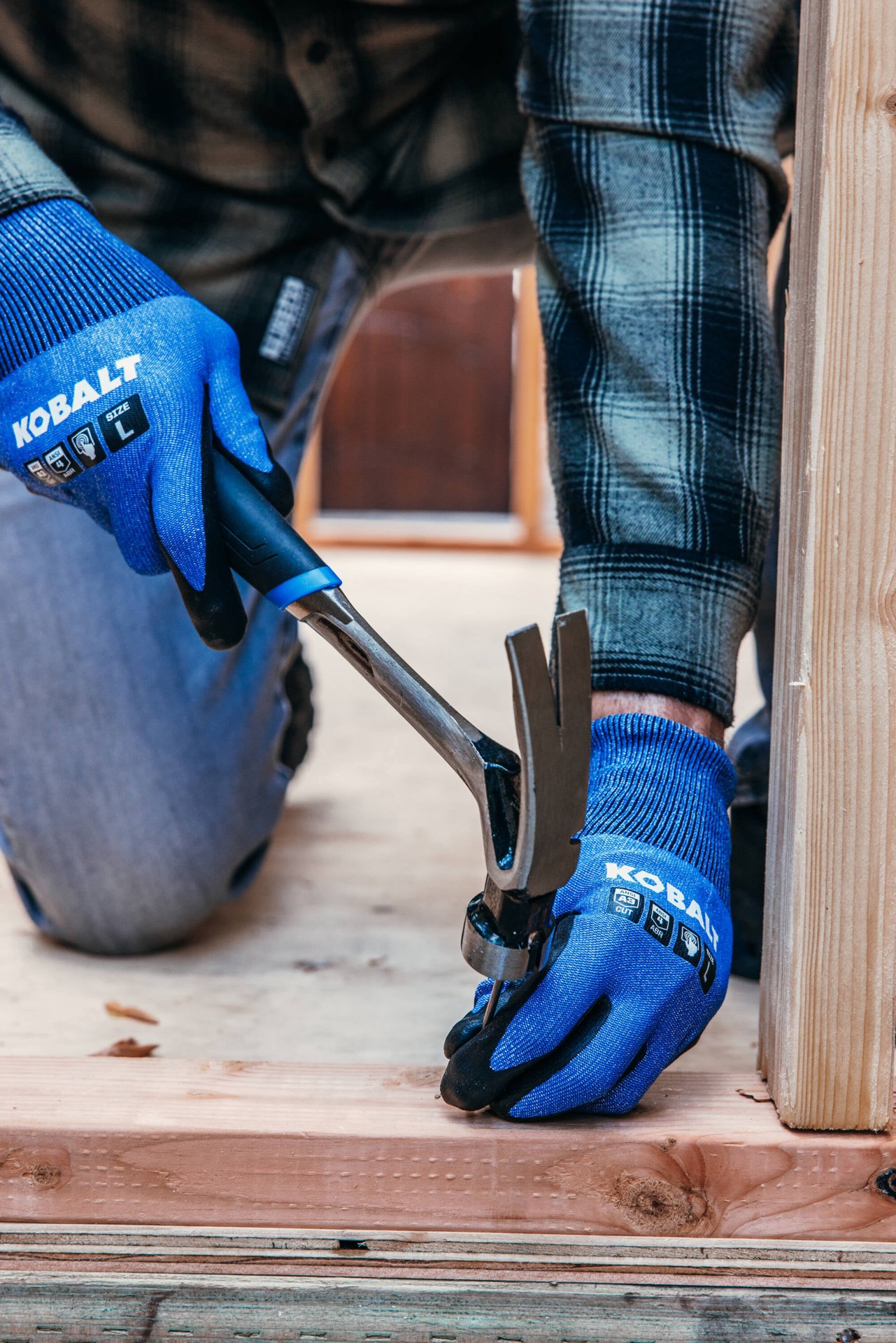 slide 6 of 6, Kobalt X-large Black Nitrile dipped Nitrile Everyday Gloves 1 -Pairs, 1 ct