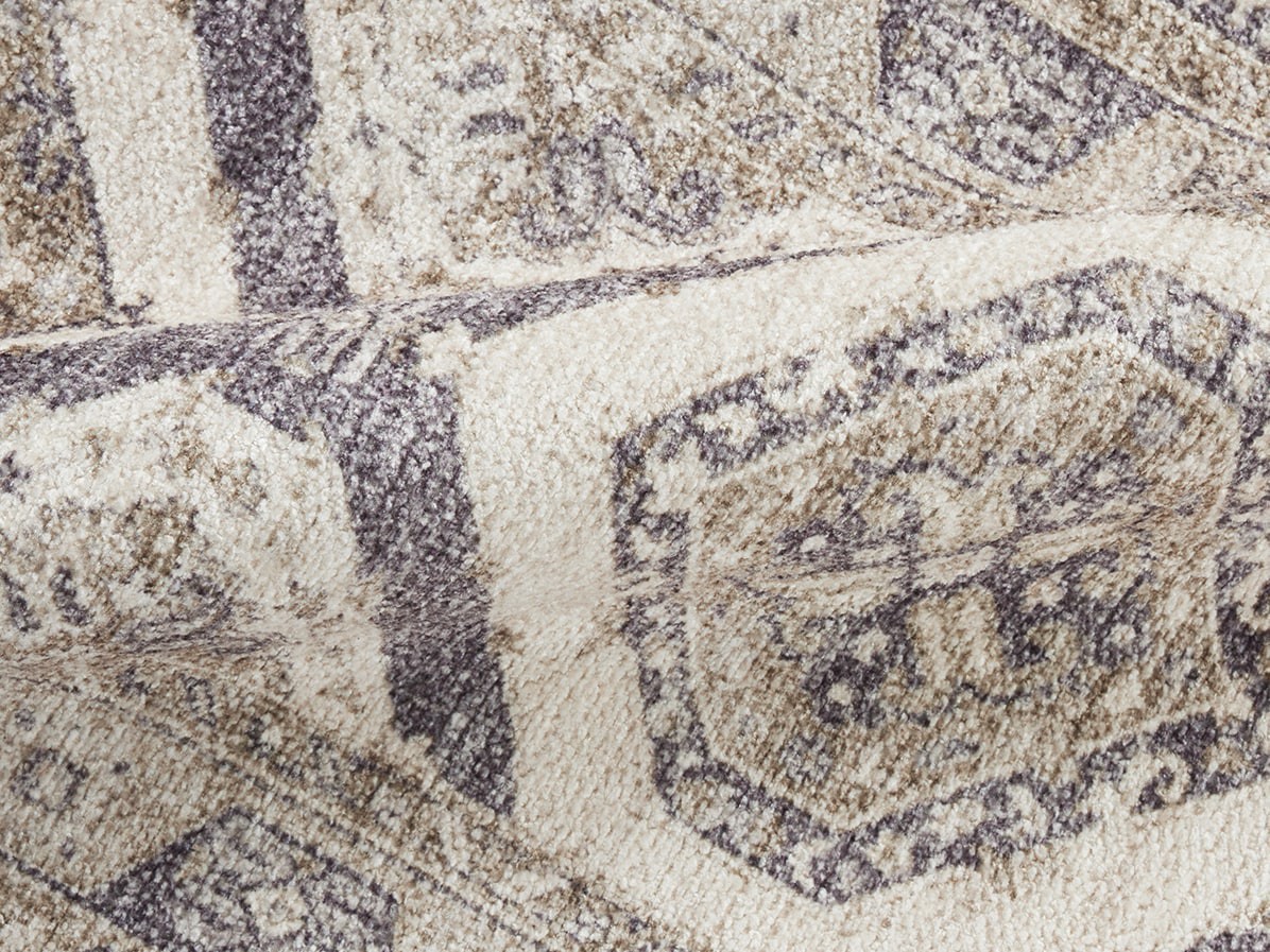 slide 5 of 6, allen + roth 2 x 7 (ft) Loomed Neutral Gray Rectangular Indoor Distressed/Overdyed Machine washable Runner rug, 1 ct