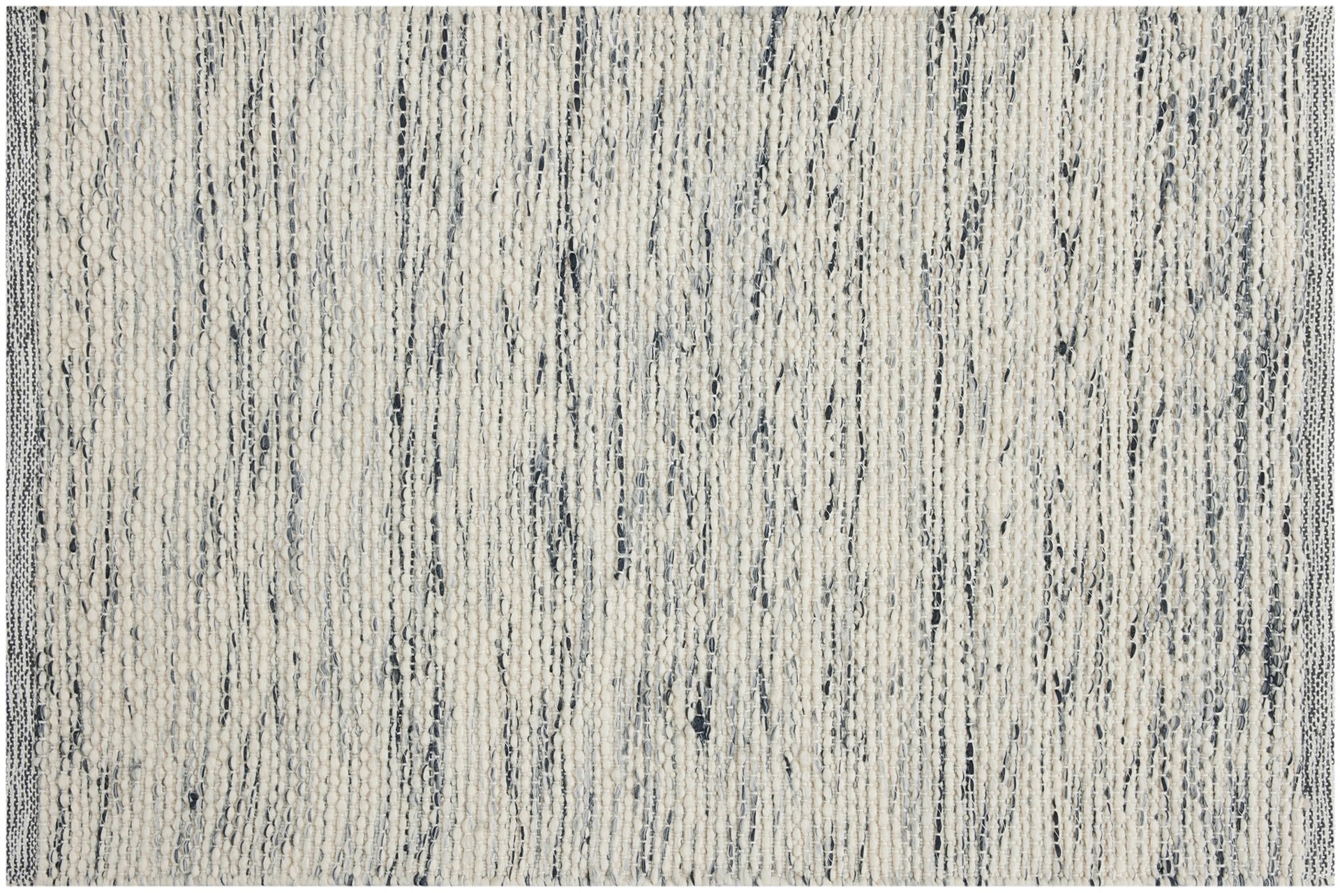 slide 2 of 6, Origin 21 2 x 3 (ft) Loomed Polyester Ivory Charcoal Rectangular Indoor Ombre Machine washable Throw rug 3, 1 ct