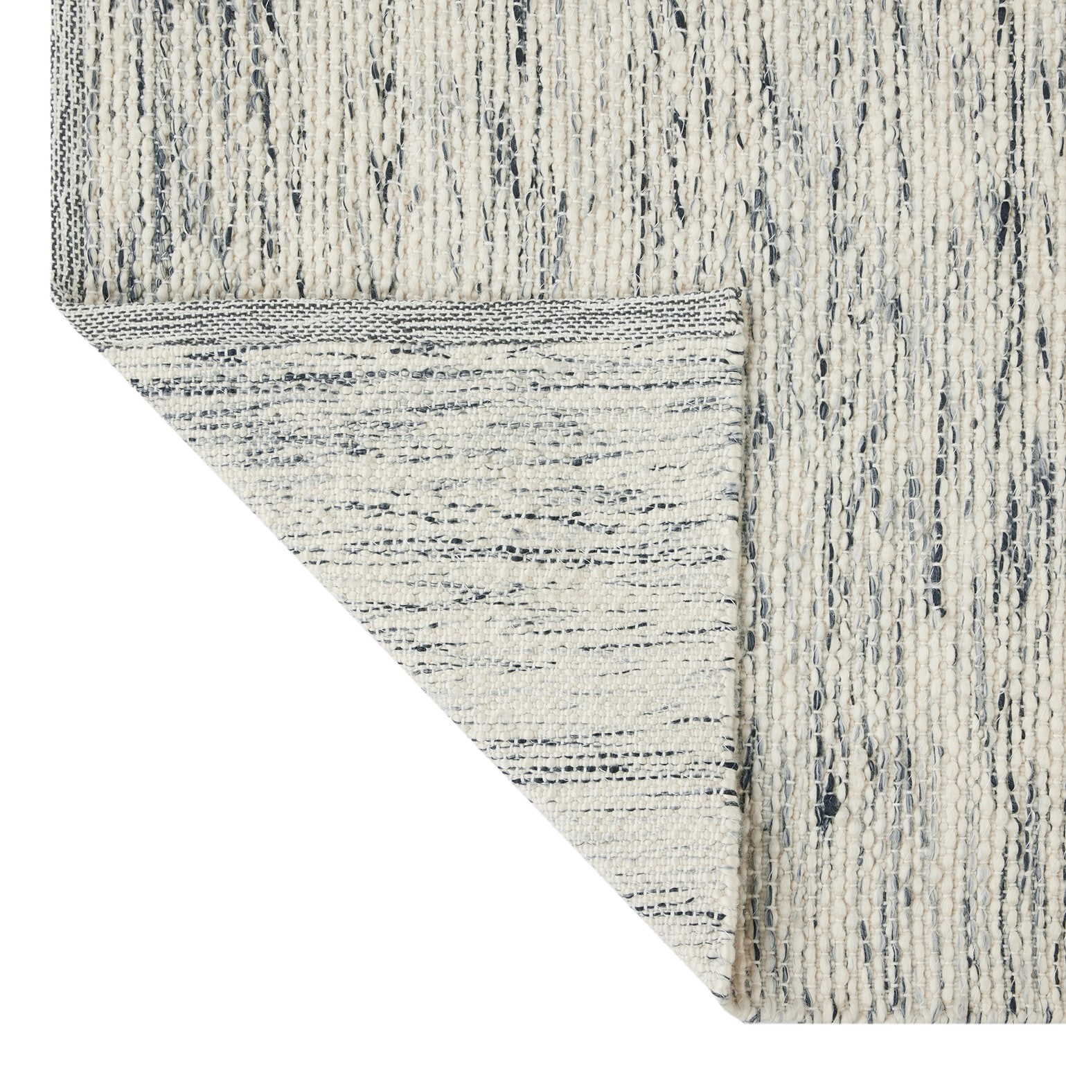 slide 3 of 6, Origin 21 2 x 3 (ft) Loomed Polyester Ivory Charcoal Rectangular Indoor Ombre Machine washable Throw rug 3, 1 ct