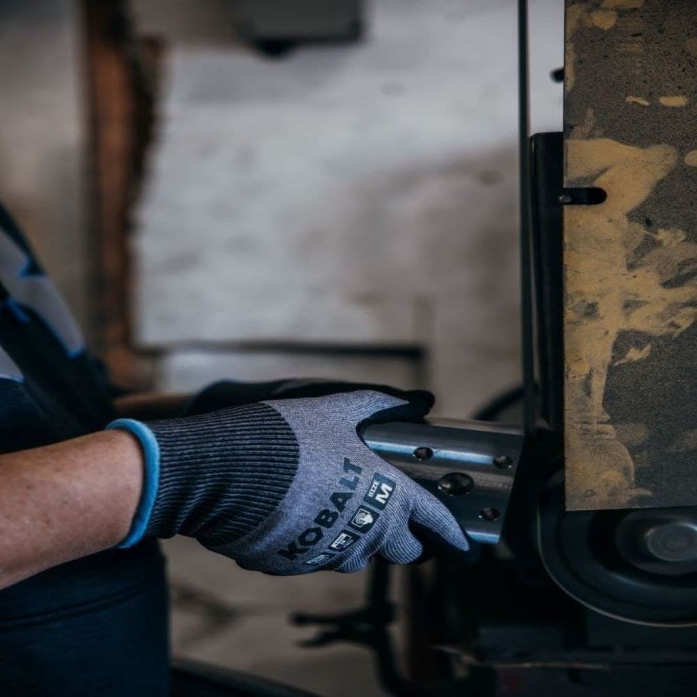 slide 6 of 6, Kobalt Large Black Nitrile dipped Nitrile 1 -Pairs, 1 ct