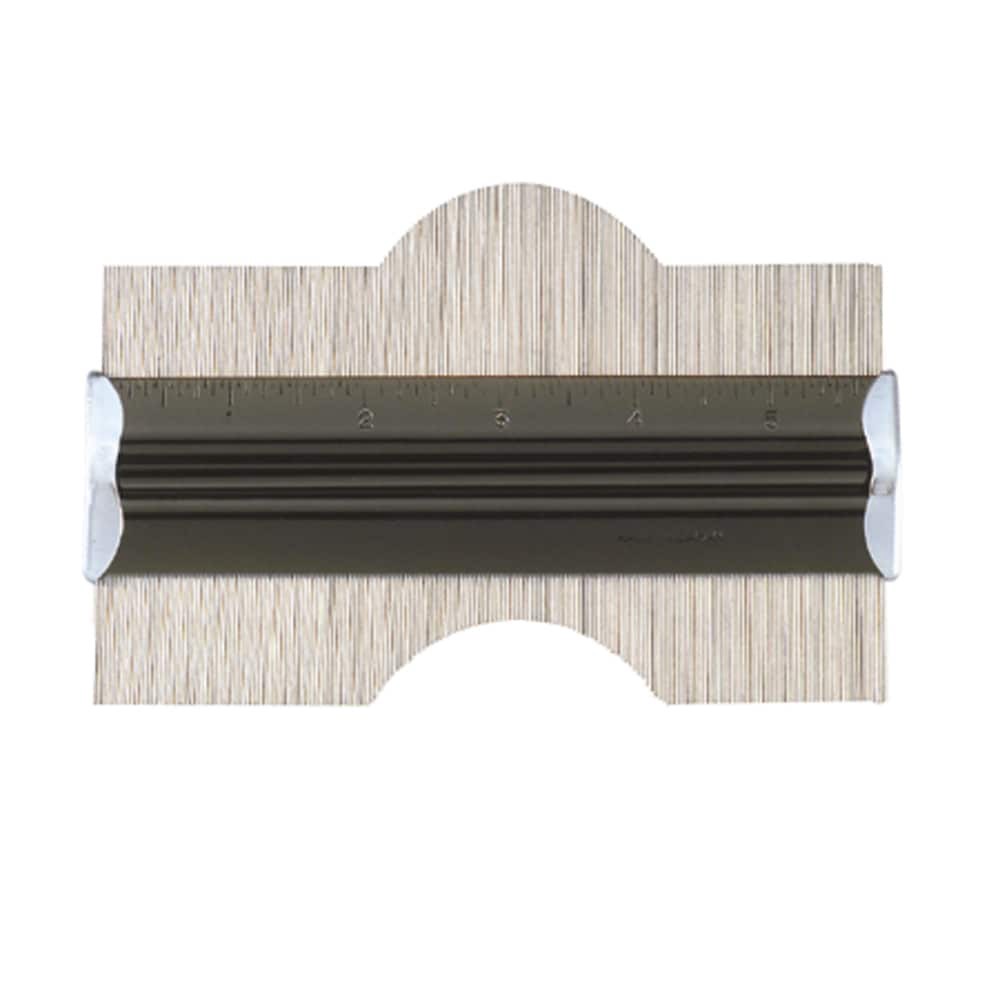 slide 3 of 4, Johnson 6-in Stainless steel Contour Gauge, 1 ct