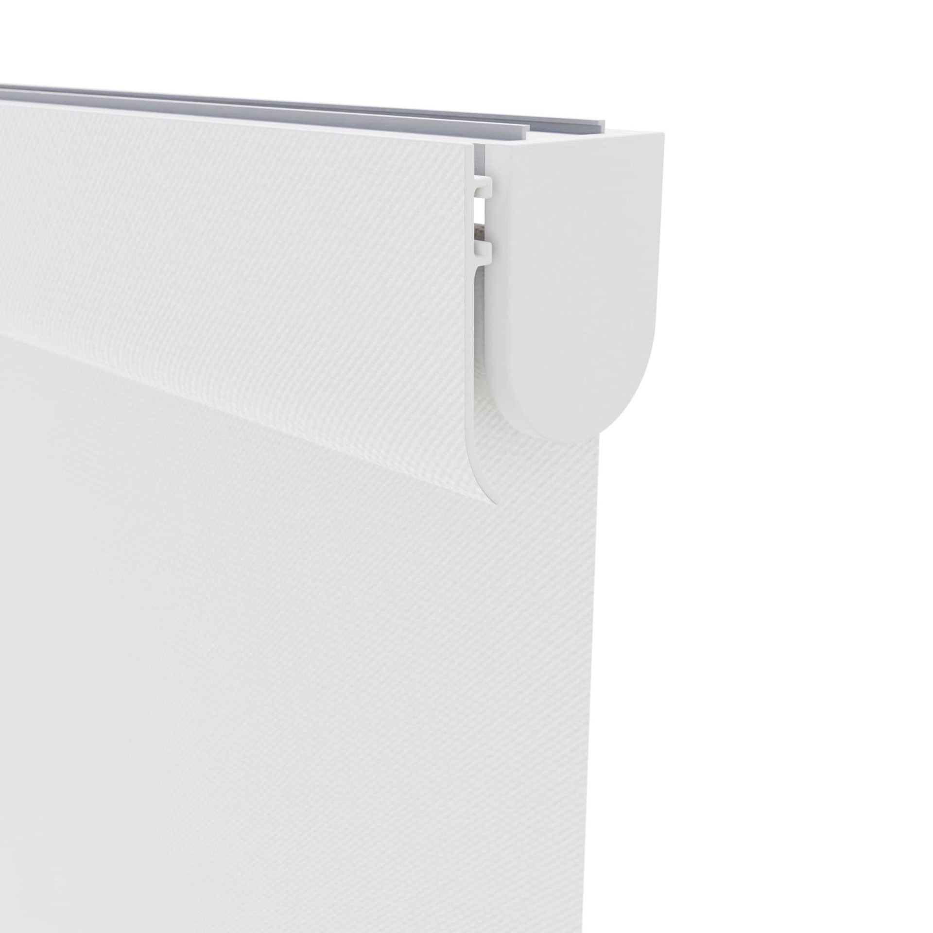 slide 4 of 6, allen + roth 32-in x 72-in White Room Darkening Cordless Roller Shade, 1 ct