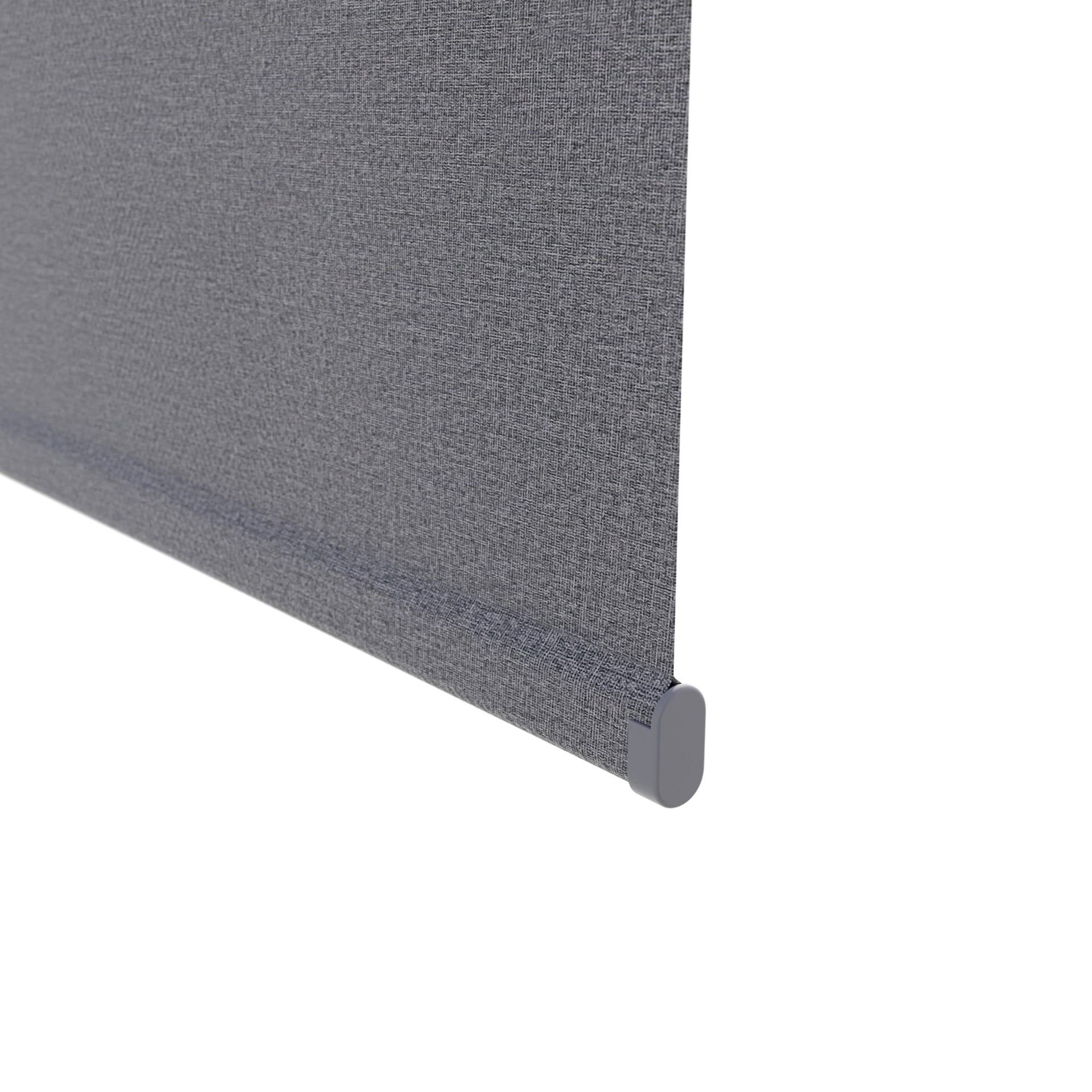 slide 5 of 6, allen + roth 35-in x 72-in Gray Room Darkening Cordless Roller Shade, 1 ct