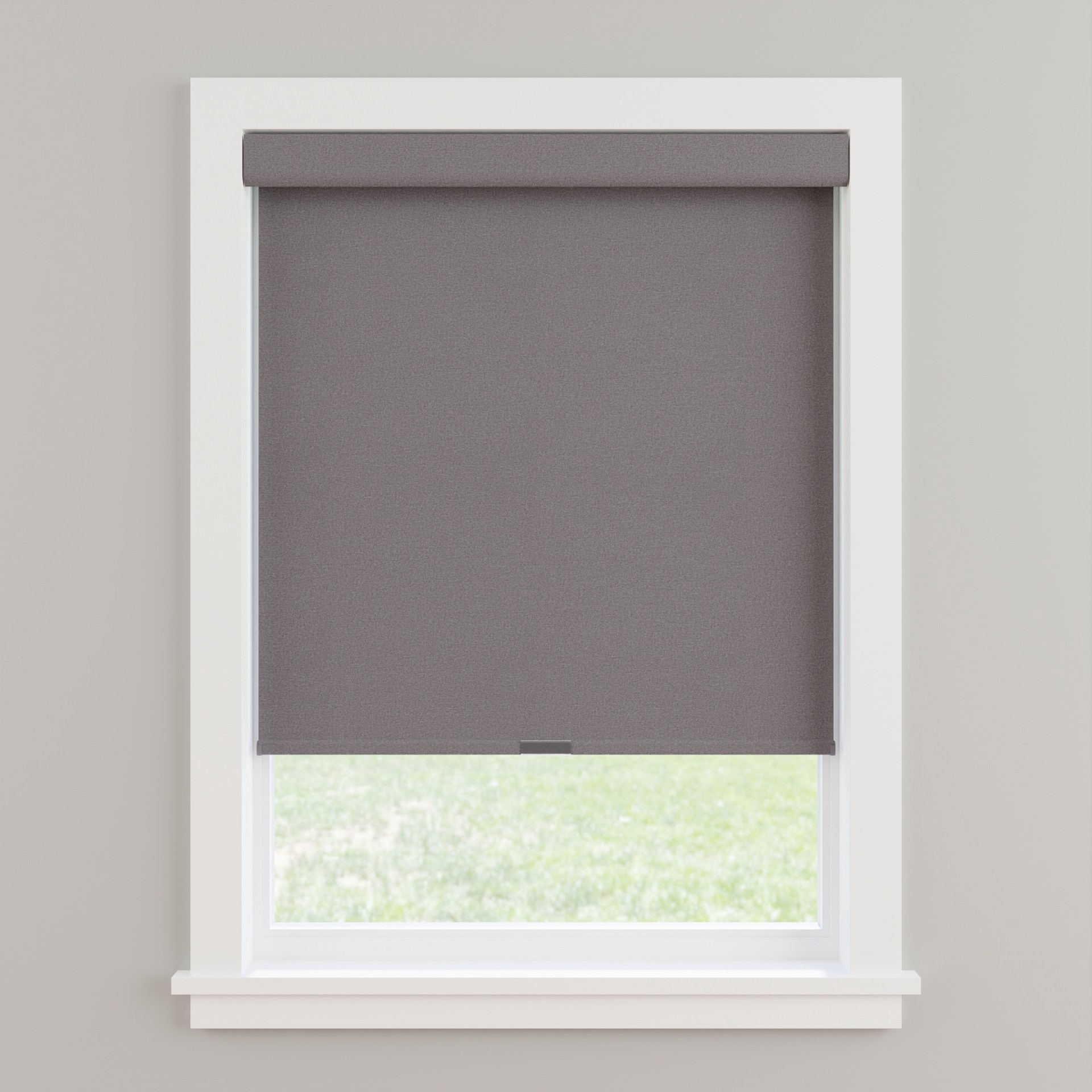 slide 1 of 6, allen + roth 27-in x 72-in Gray Room Darkening Cordless Roller Shade, 1 ct