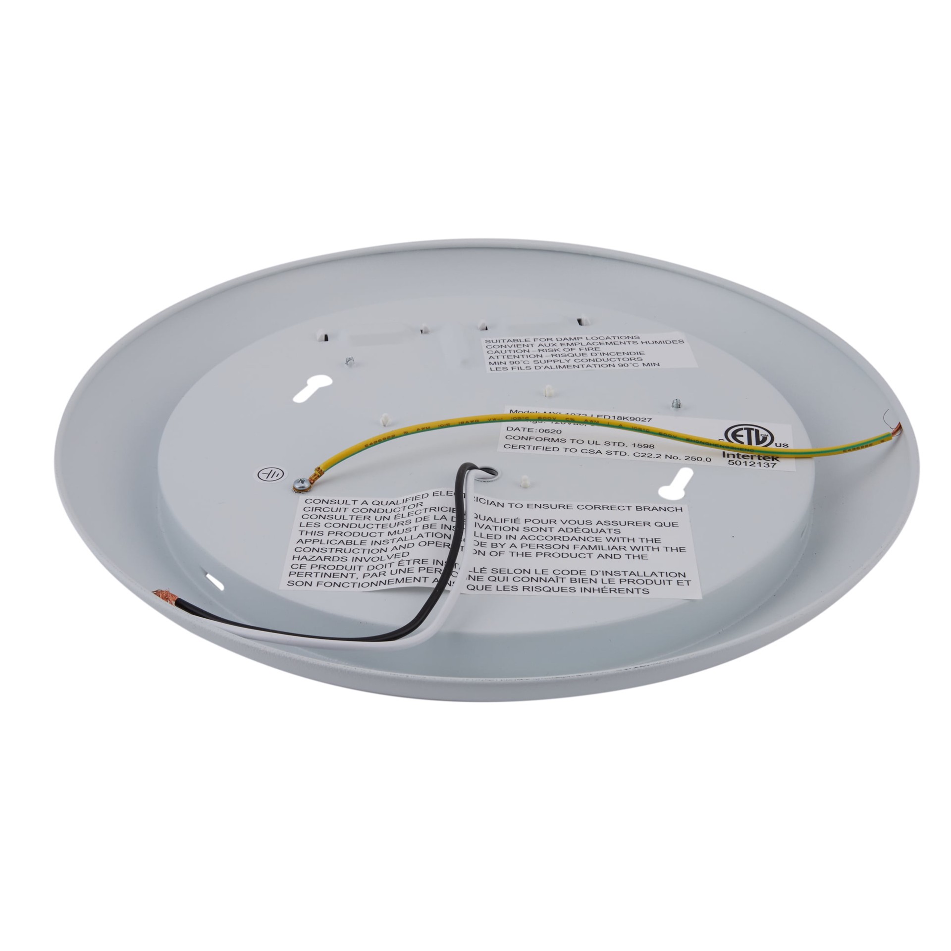 slide 3 of 6, Project Source 1 -Light 11-in Matte White Integrated LED Flush Mount Light, 1 ct