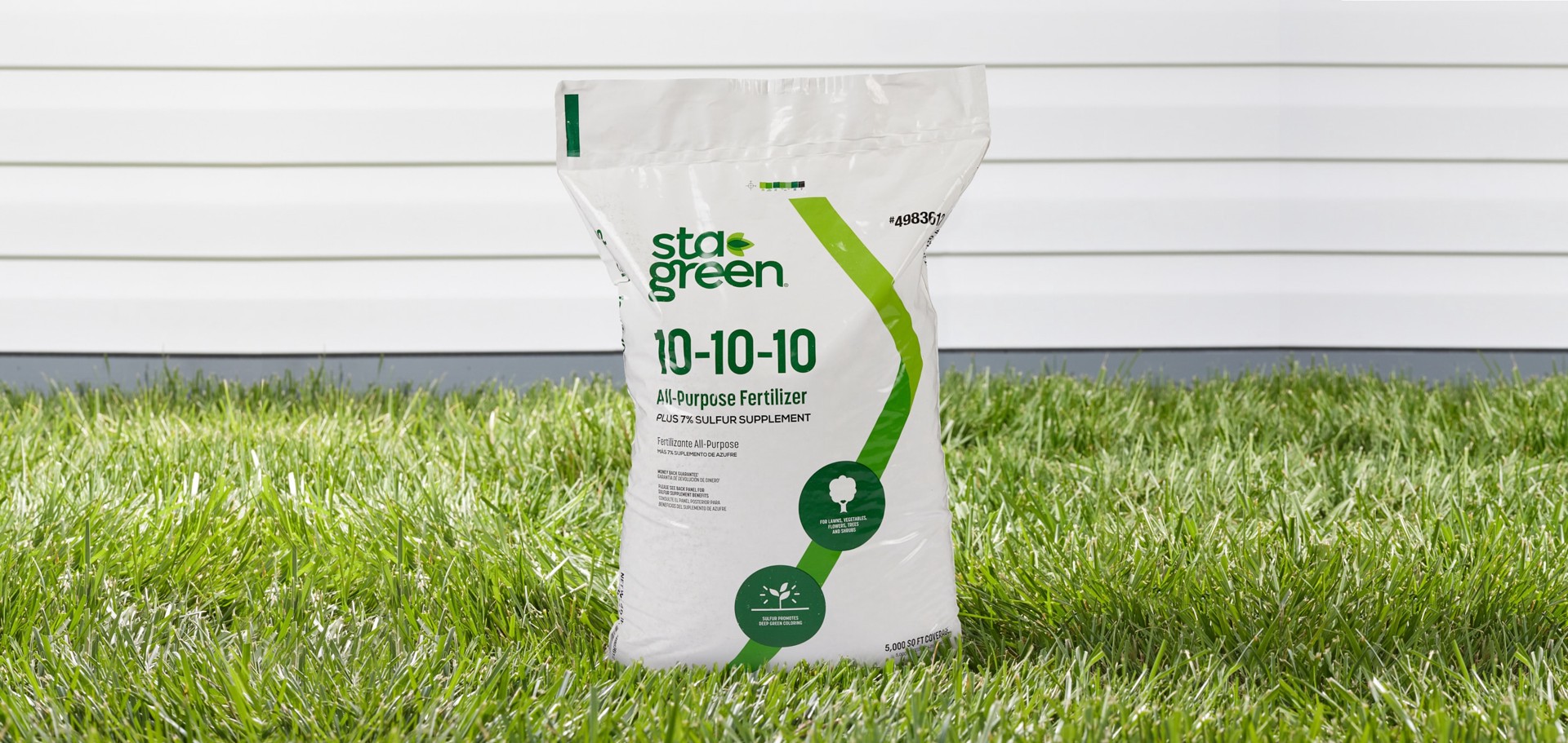 slide 4 of 6, Sta-Green 40-lb 5000-sq ft 10-10-10 All Purpose Fertilizer, 1 ct