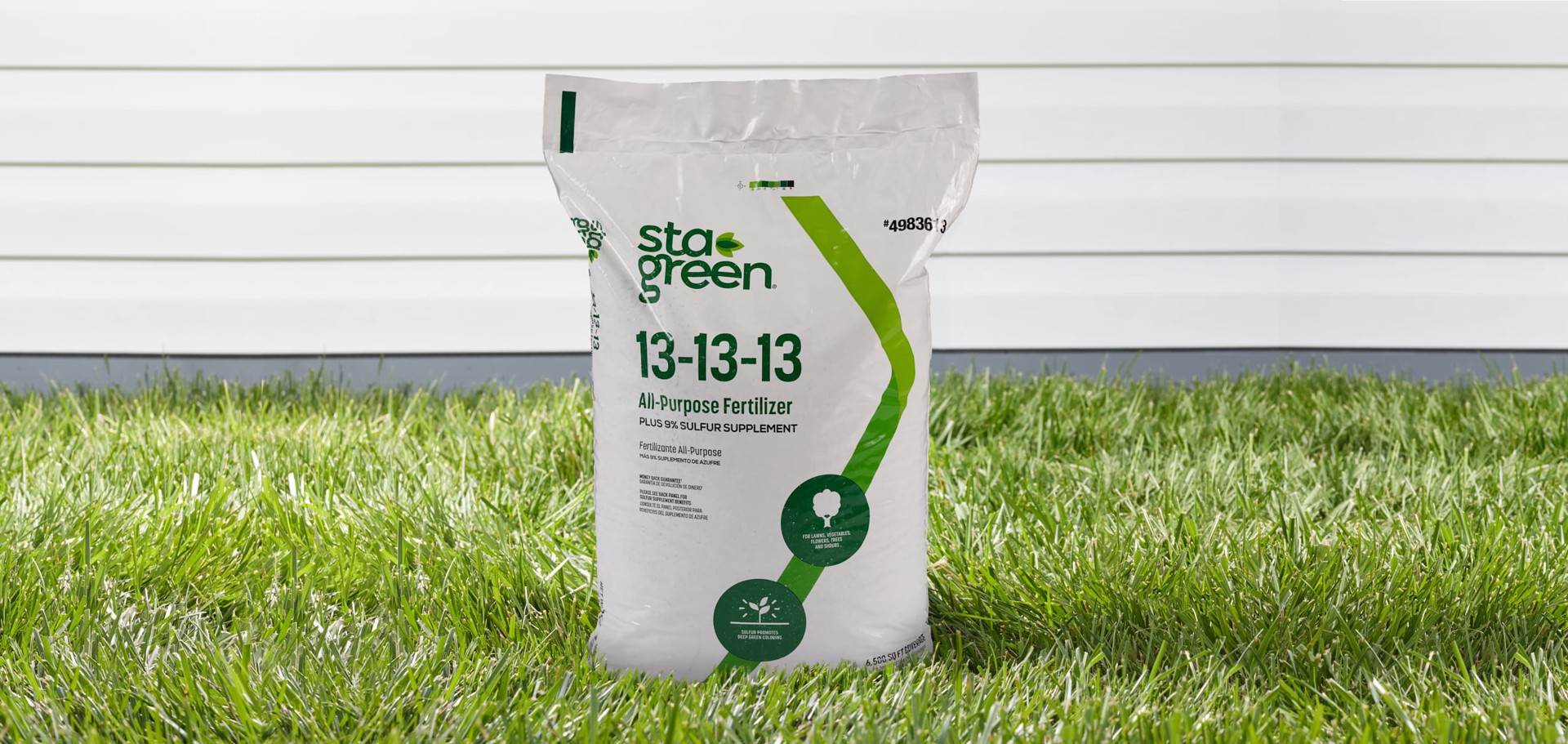 slide 4 of 6, Sta-Green 40-lb 6500-sq ft 13-13-13 All Purpose Fertilizer, 1 ct