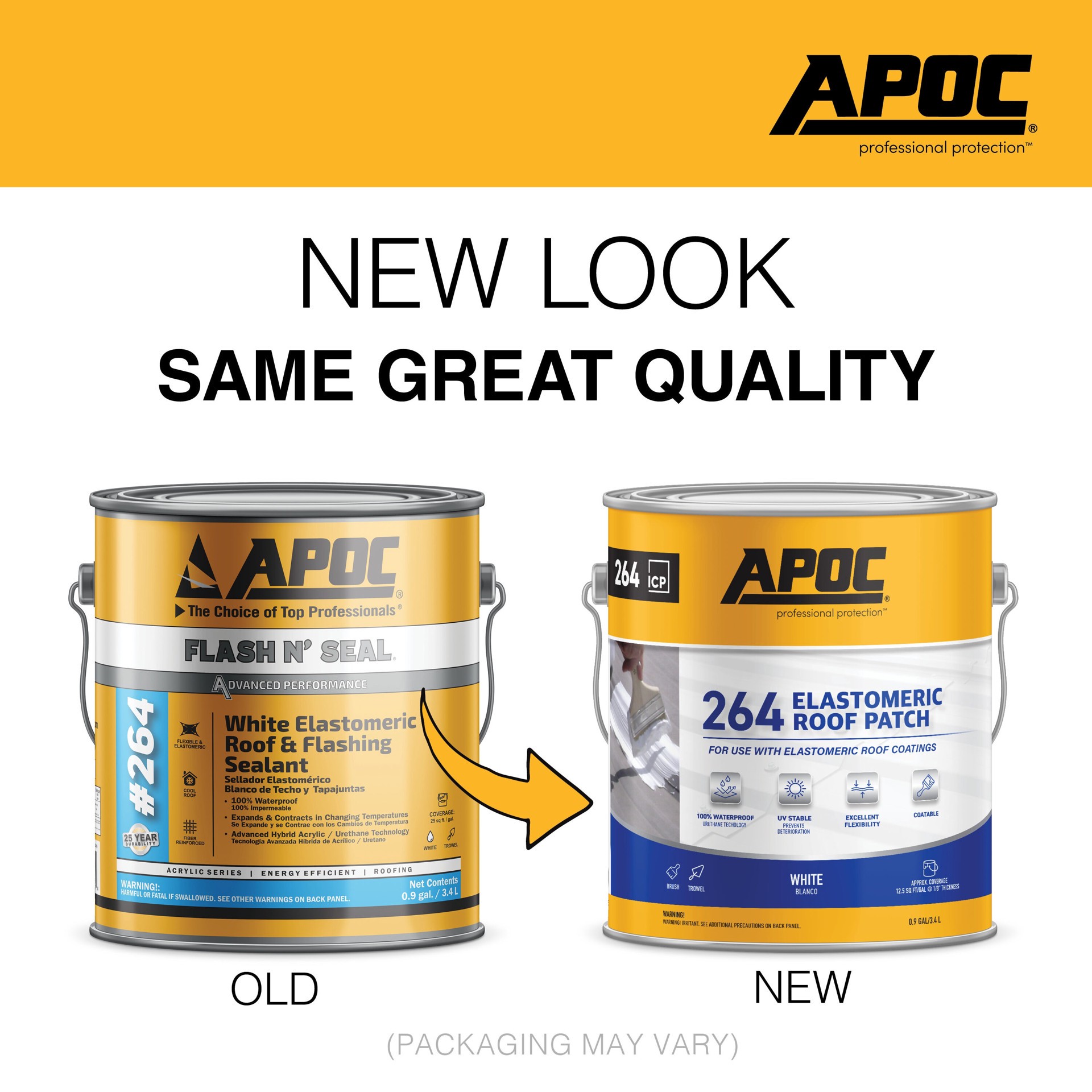 slide 4 of 6, APOC 264 0.9-gallon Fibered Waterproof Elastomeric Roof Sealant, 1 ct