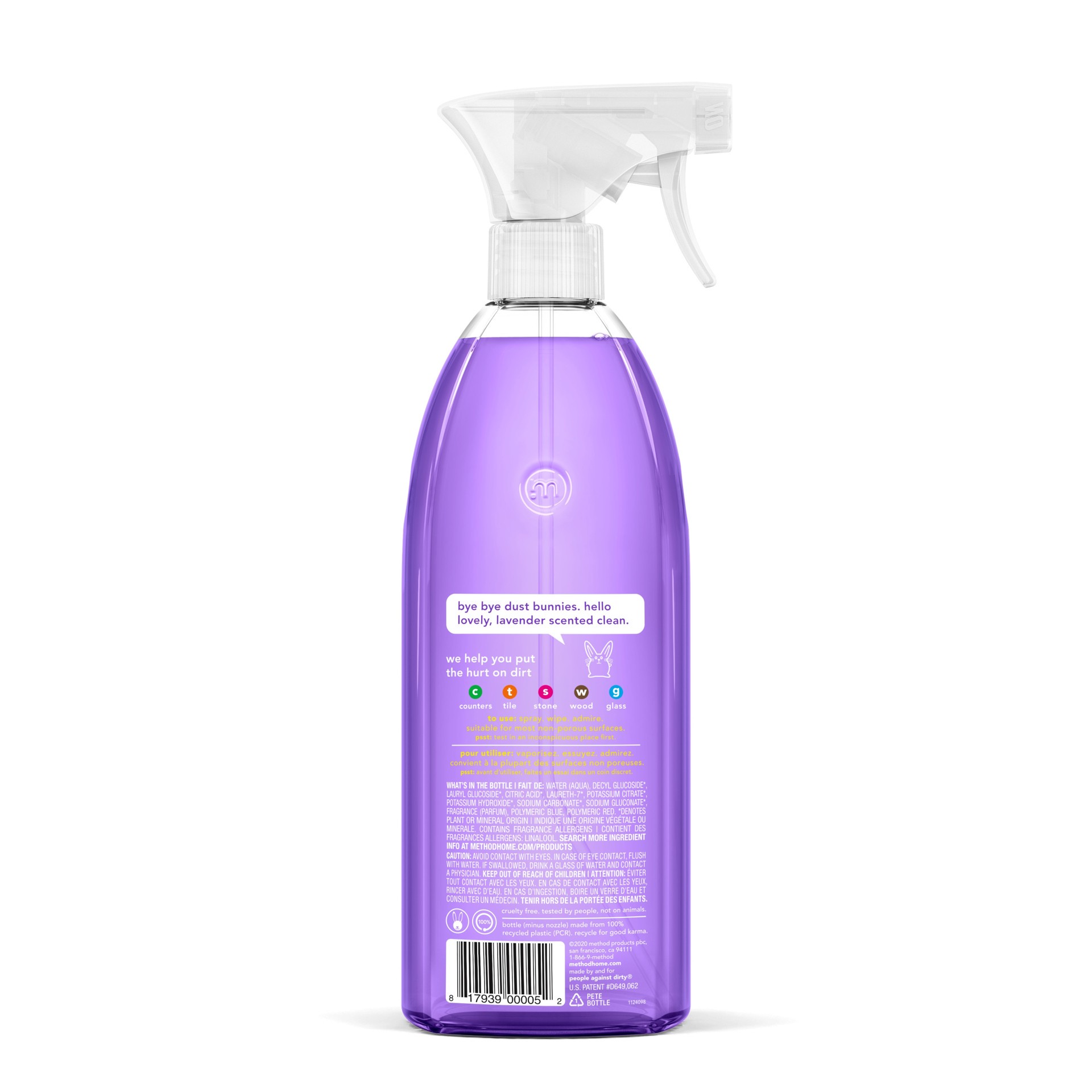 slide 2 of 6, method 28 -fl oz Lavender Liquid All-Purpose Cleaner, 1 ct