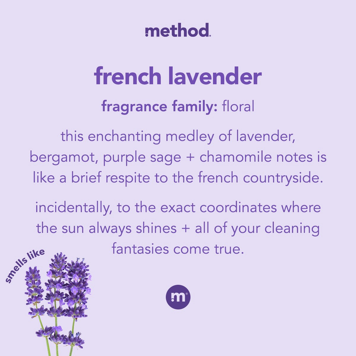 slide 6 of 6, method 28 -fl oz Lavender Liquid All-Purpose Cleaner, 1 ct
