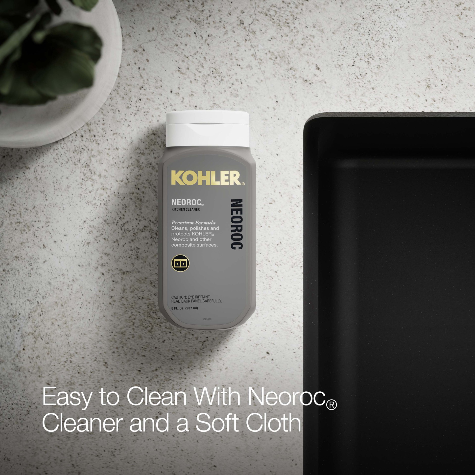 slide 5 of 6, KOHLER Ealing Drop-in or undermount 33-in x 22-in Composite Single bowl Kitchen Sink, 1 ct