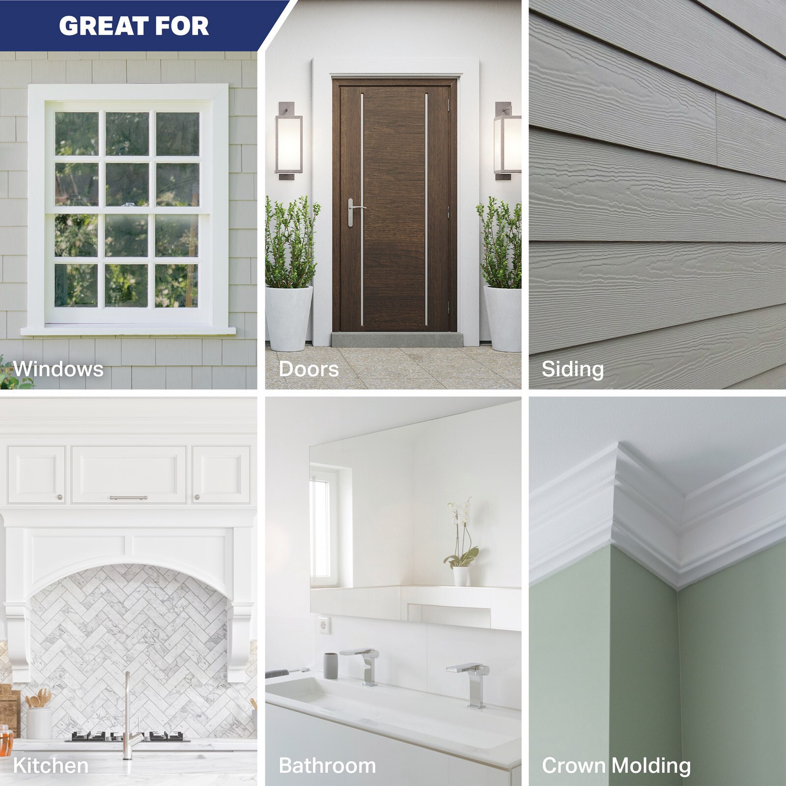 slide 4 of 6, White Lightning Optima 9-oz Exterior and Specialty White Paintable Advanced Sealant Caulk, 1 ct