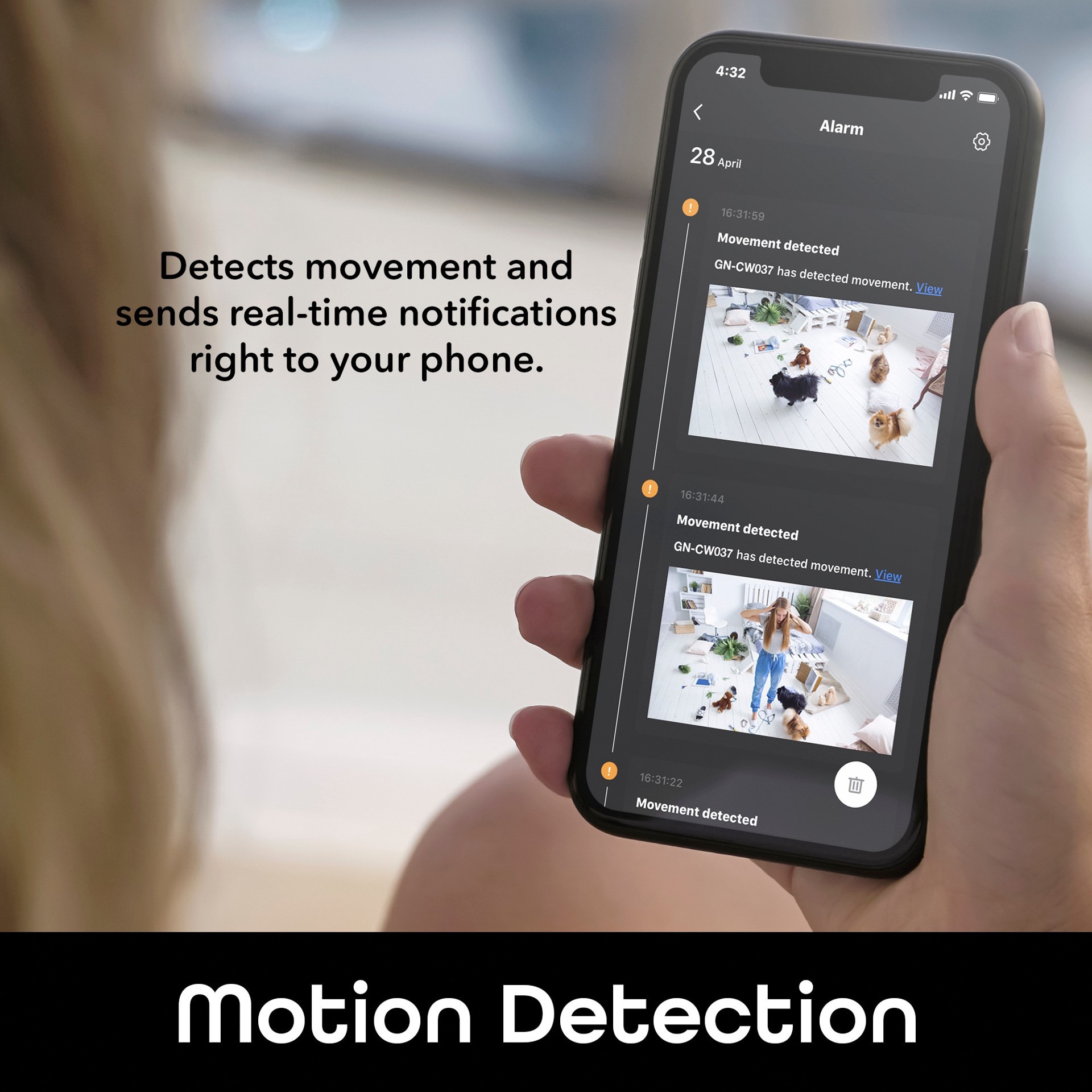 slide 6 of 6, Geeni Scope Indoor 1-Camera Plug-in Standard Micro Sd Security Camera System, 1 ct