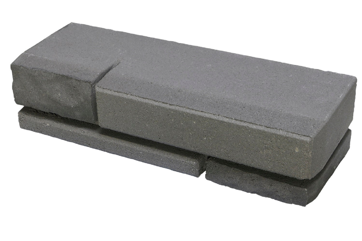 slide 1 of 5, Belgard 4.0-in H x 16.0-in L x 5.75-in D Ventura Gray Concrete Retaining wall block, 1 ct