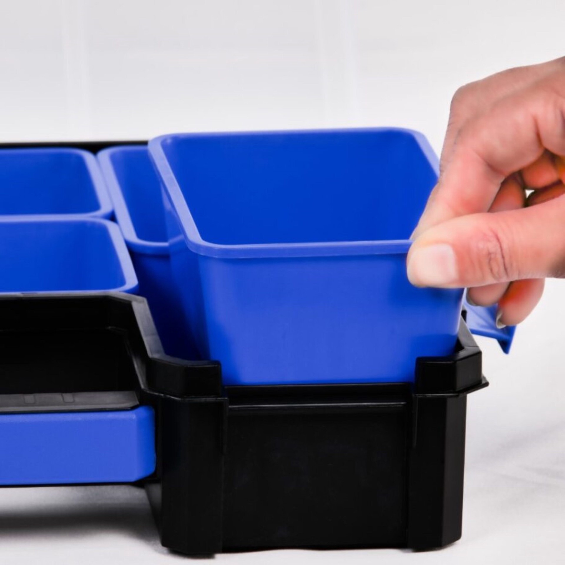 slide 6 of 6, Kobalt 6-Compartment Large Plastic Small Parts Organizer, 1 ct