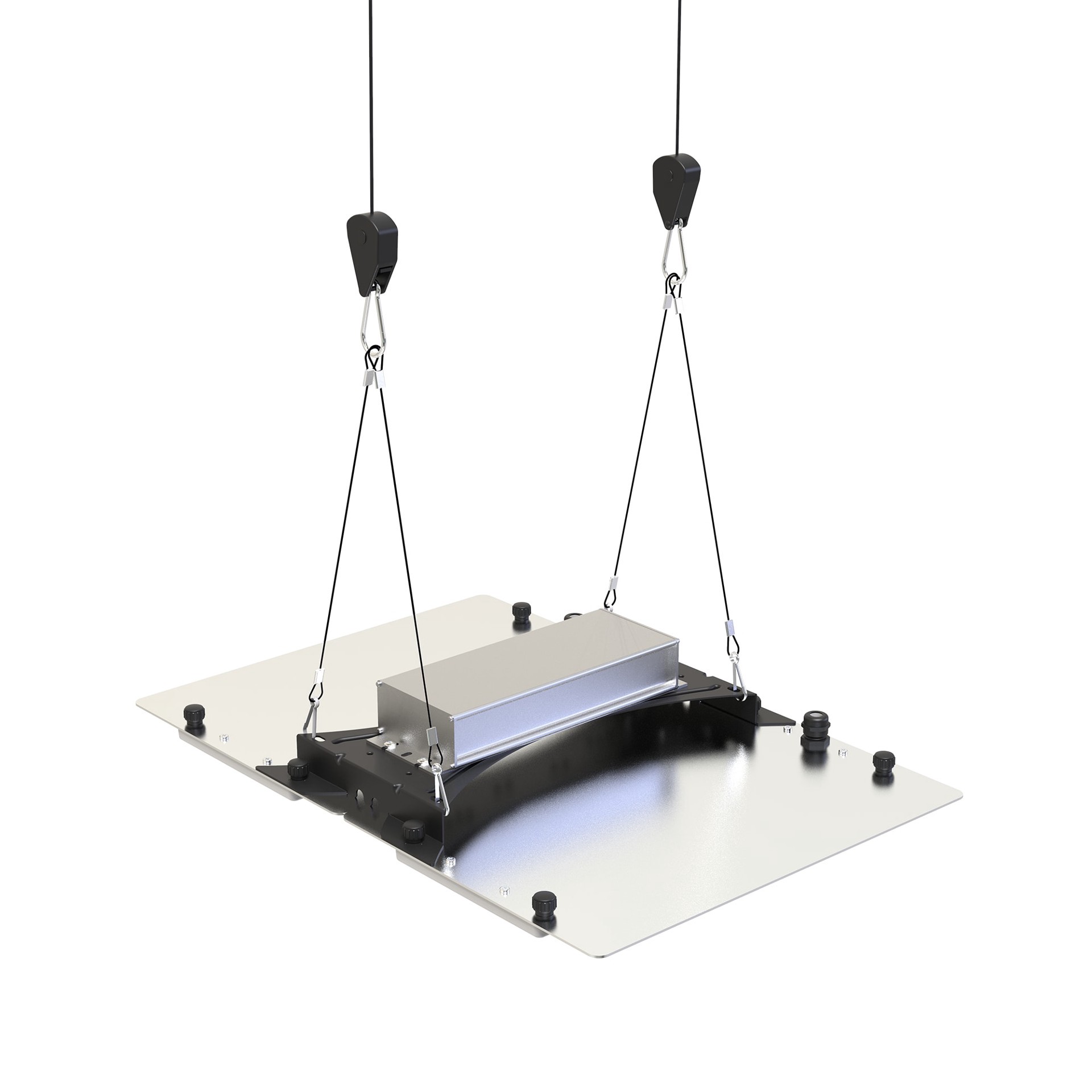 slide 4 of 6, BOOST LIGHTING 18.9-in 1 -Light Silver 225 -Watt Full spectrum LED Grow light kit, 1 ct