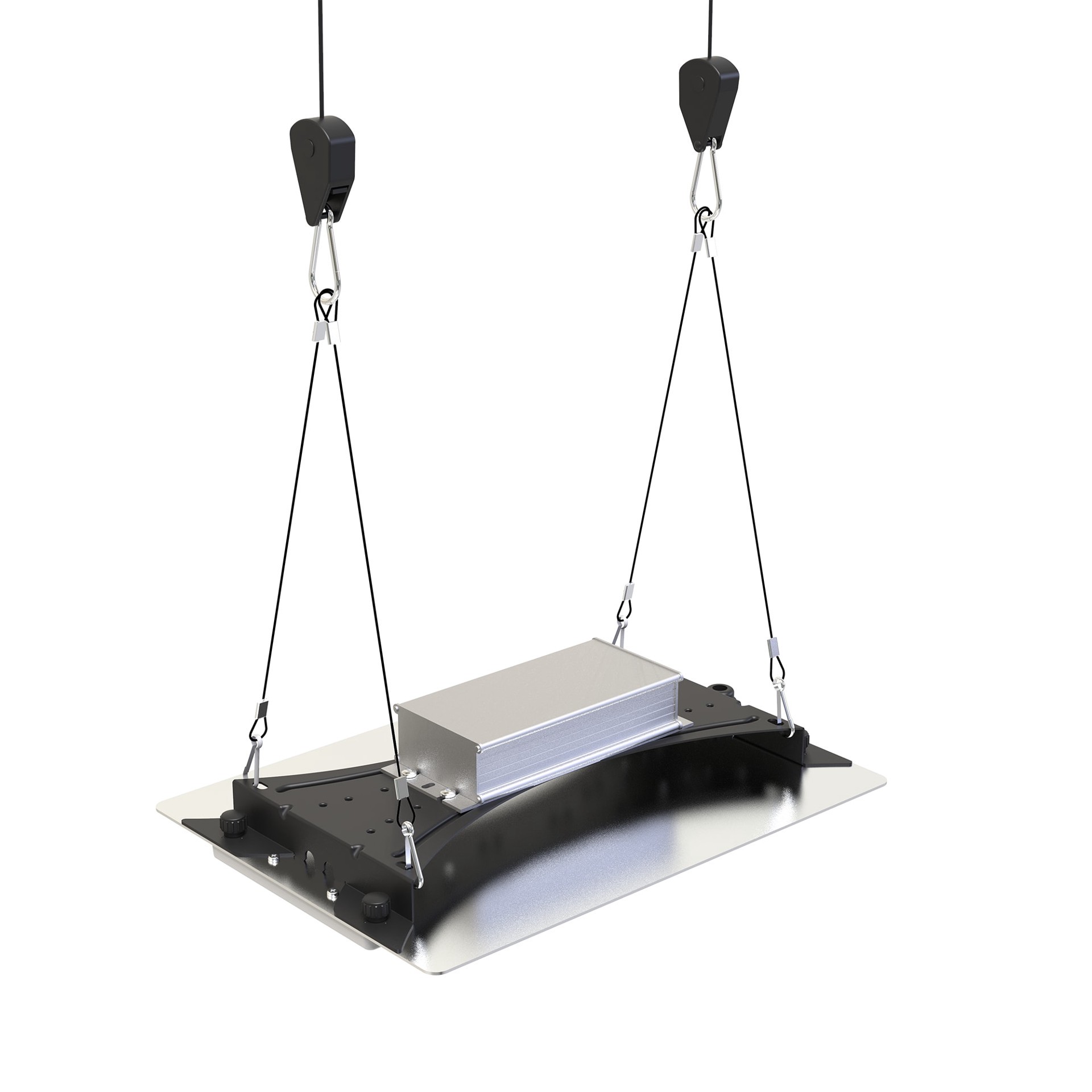 slide 4 of 6, BOOST LIGHTING 12.6-in 1 -Light Silver 105 -Watt Full spectrum LED Grow light kit, 1 ct